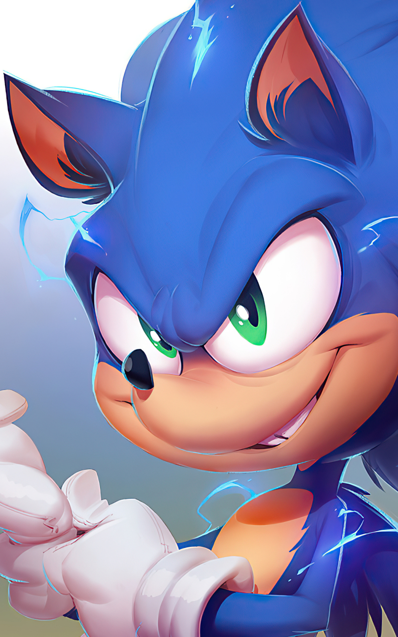 Download mobile wallpaper Green Eyes, Movie, Sonic The Hedgehog, Sonic for free.