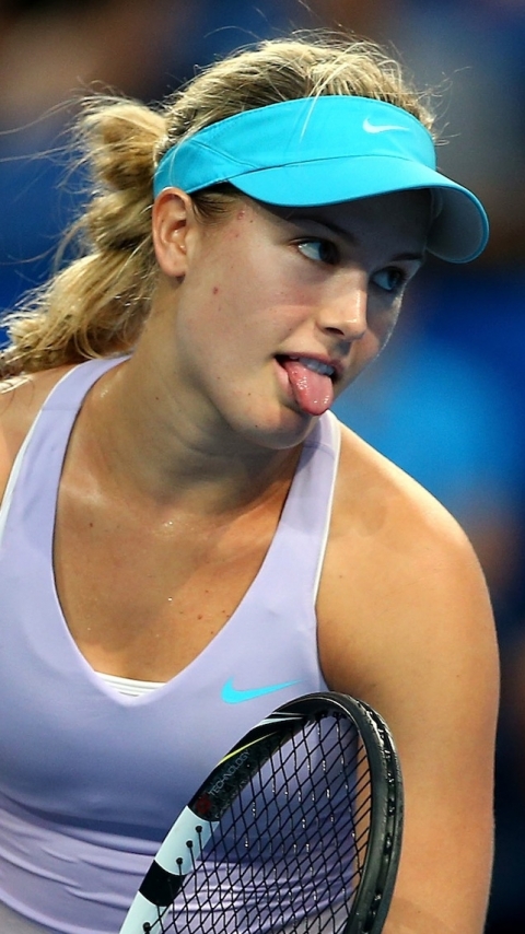 Handy-Wallpaper Sport, Tennis, Eugenie Bouchard kostenlos herunterladen.