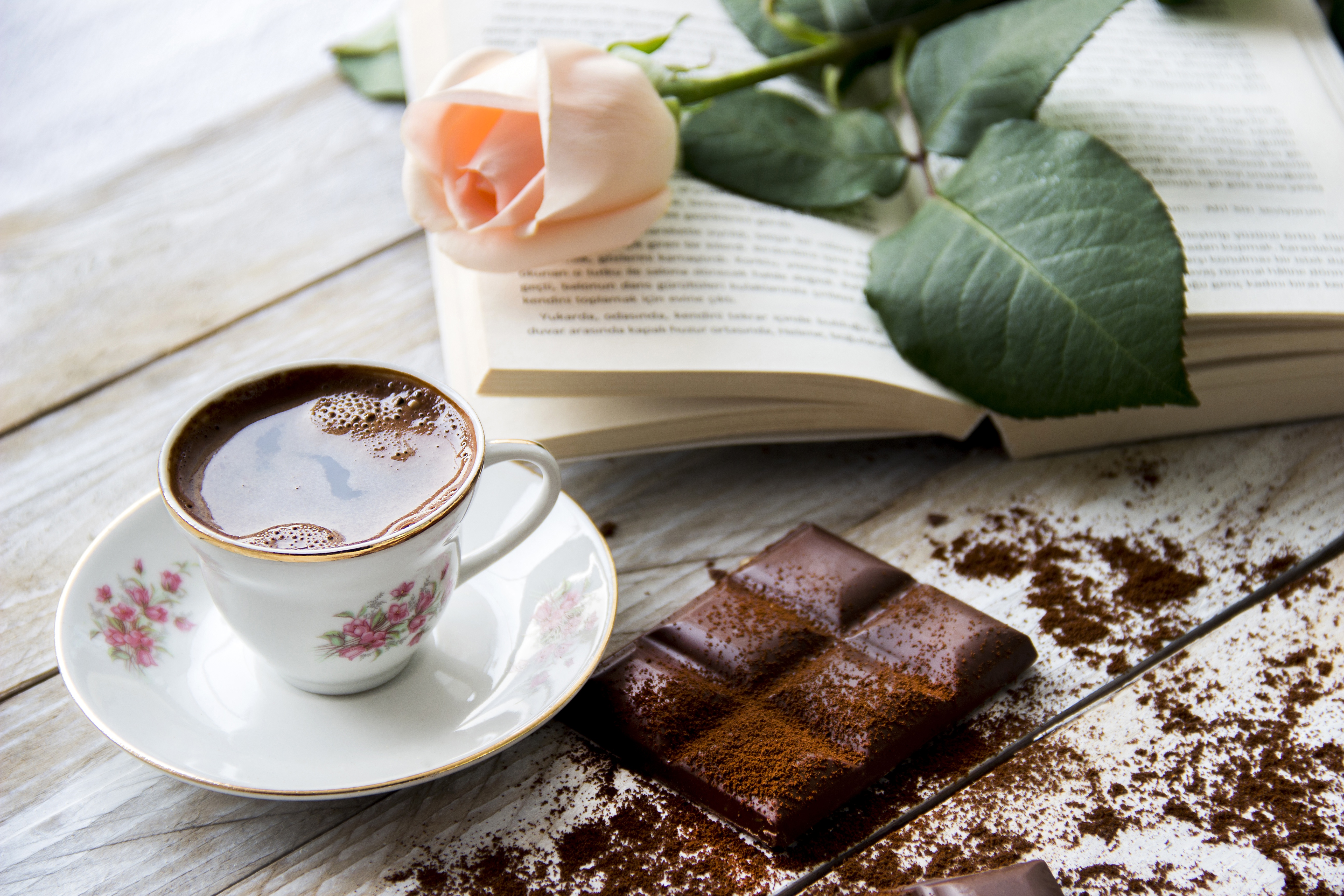 Download mobile wallpaper Food, Chocolate, Coffee, Still Life, Cup for free.