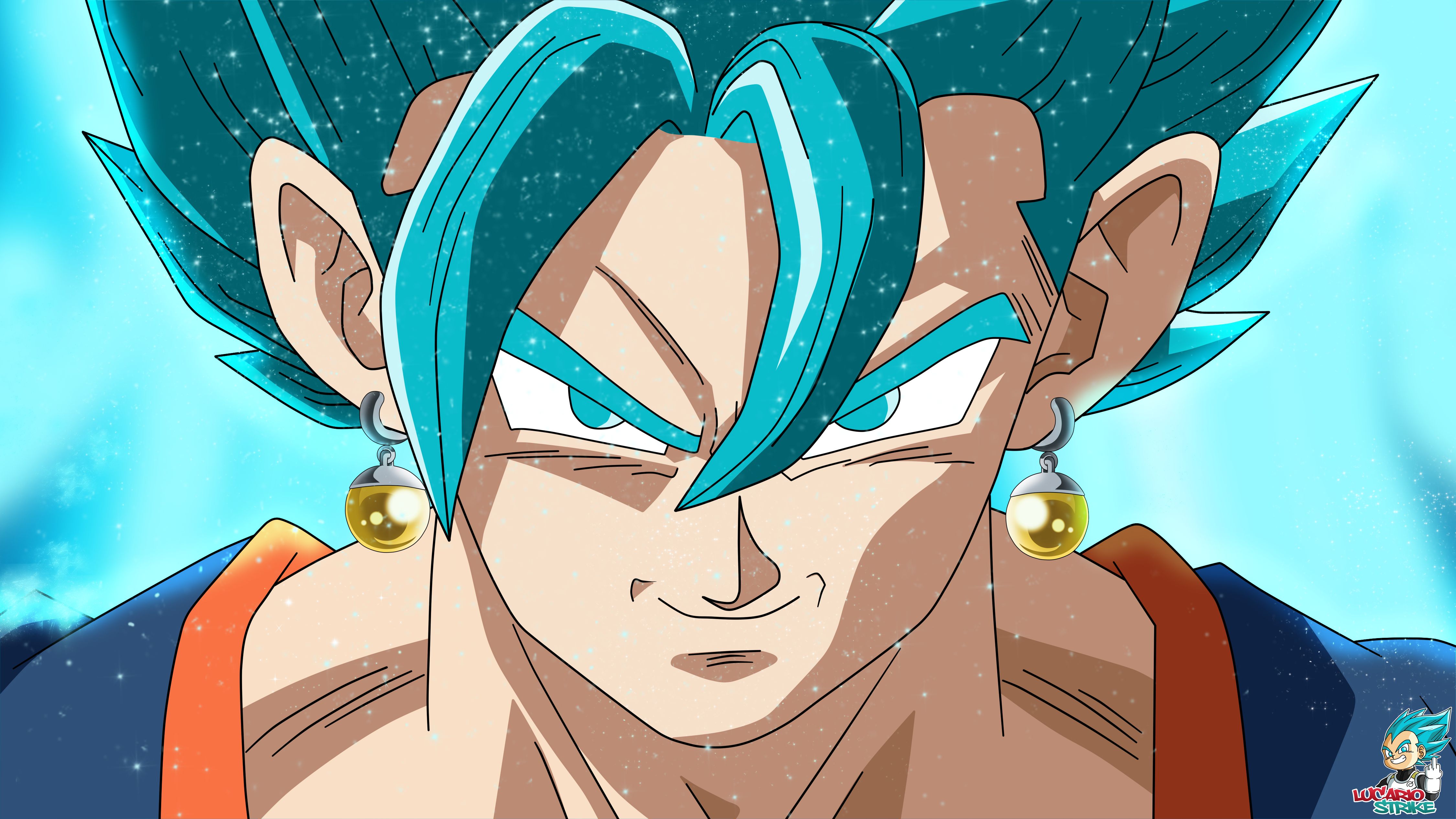 Handy-Wallpaper Animes, Son Goku, Dragon Ball: Doragon Bôru, Dragonball Super, Super Saiyajin Blau kostenlos herunterladen.