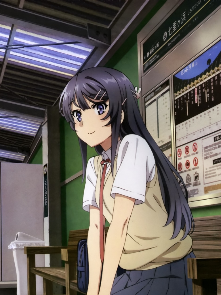 Téléchargez des papiers peints mobile Animé, Mai Sakurajima, Rascal Does Not Dream Of Bunny Girl Senpai gratuitement.