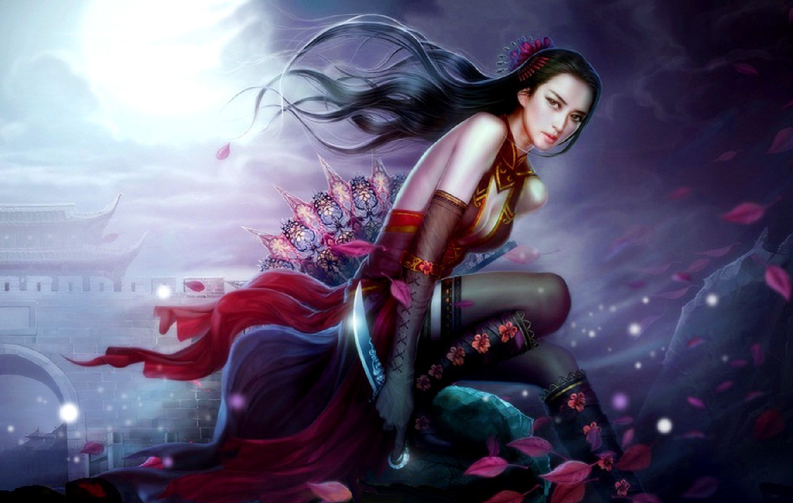 Free download wallpaper Fantasy, Oriental on your PC desktop