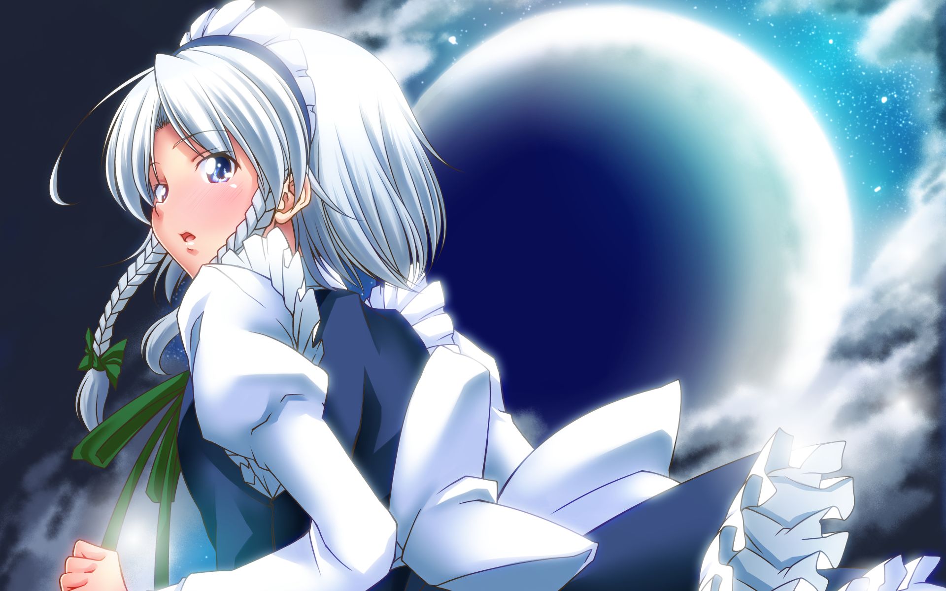 Free download wallpaper Anime, Touhou, Sakuya Izayoi on your PC desktop