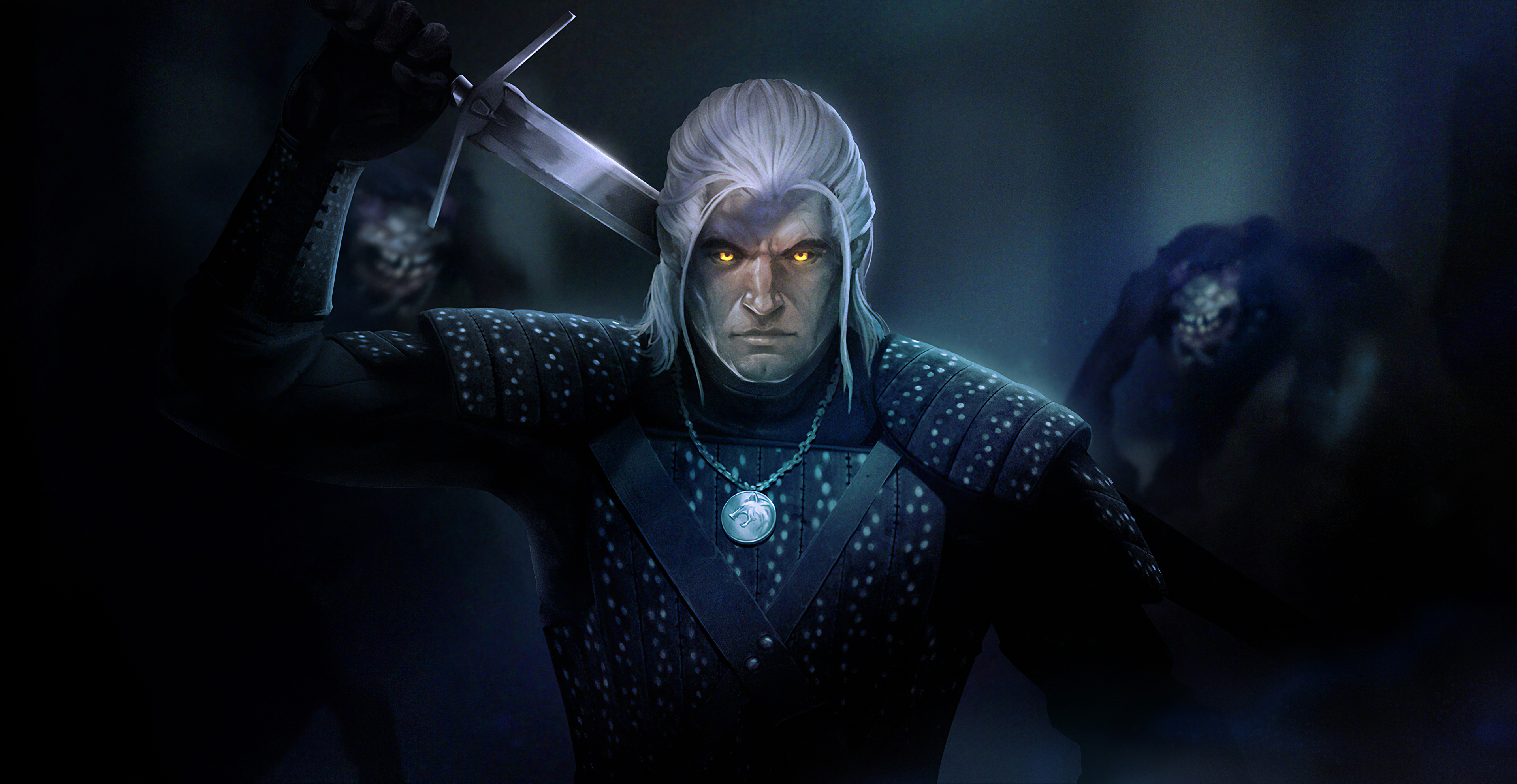Laden Sie das Fernsehserien, Geralt Von Riva, The Witcher-Bild kostenlos auf Ihren PC-Desktop herunter