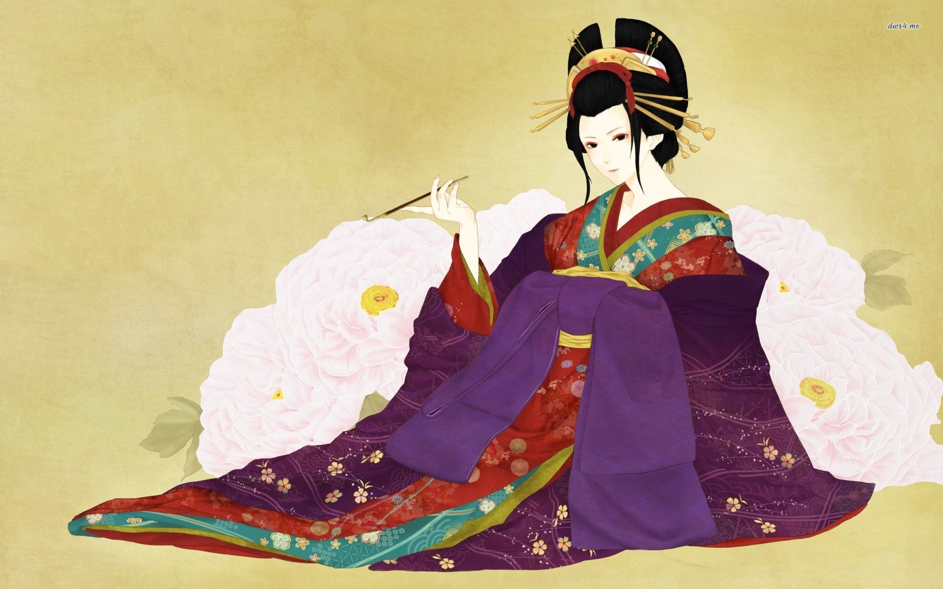 Download mobile wallpaper Artistic, Geisha for free.