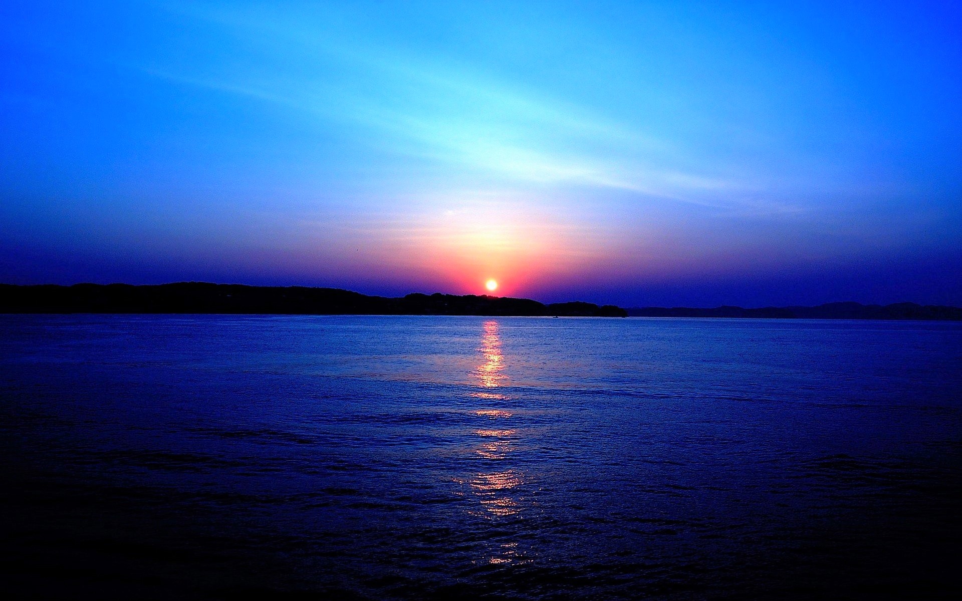 Laden Sie das Ozean, Meer, Himmel, Sonnenuntergang, Sonne, Erde/natur-Bild kostenlos auf Ihren PC-Desktop herunter