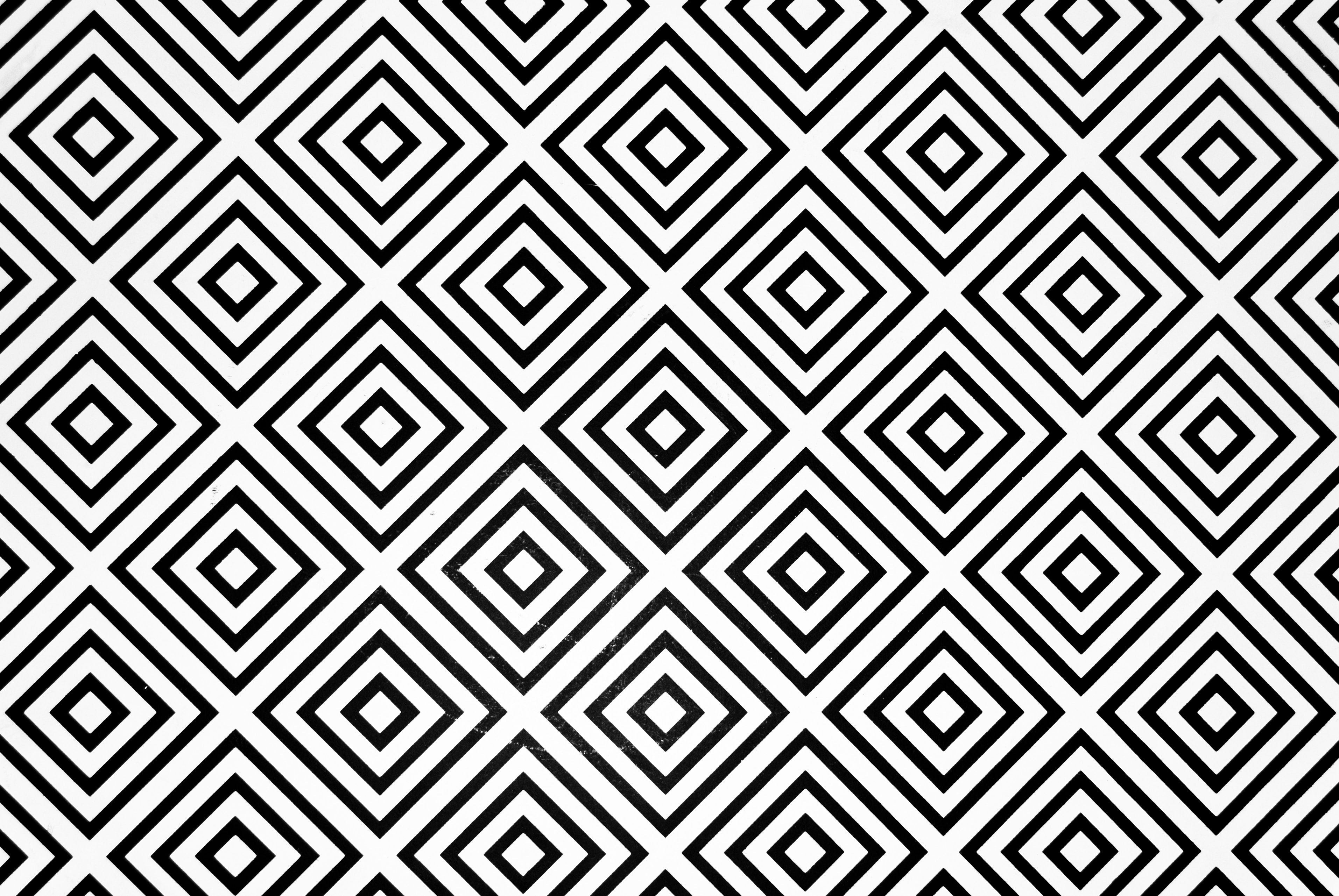 squares, pattern, textures, texture, minimalism, bw, chb, rhombuses, diamonds