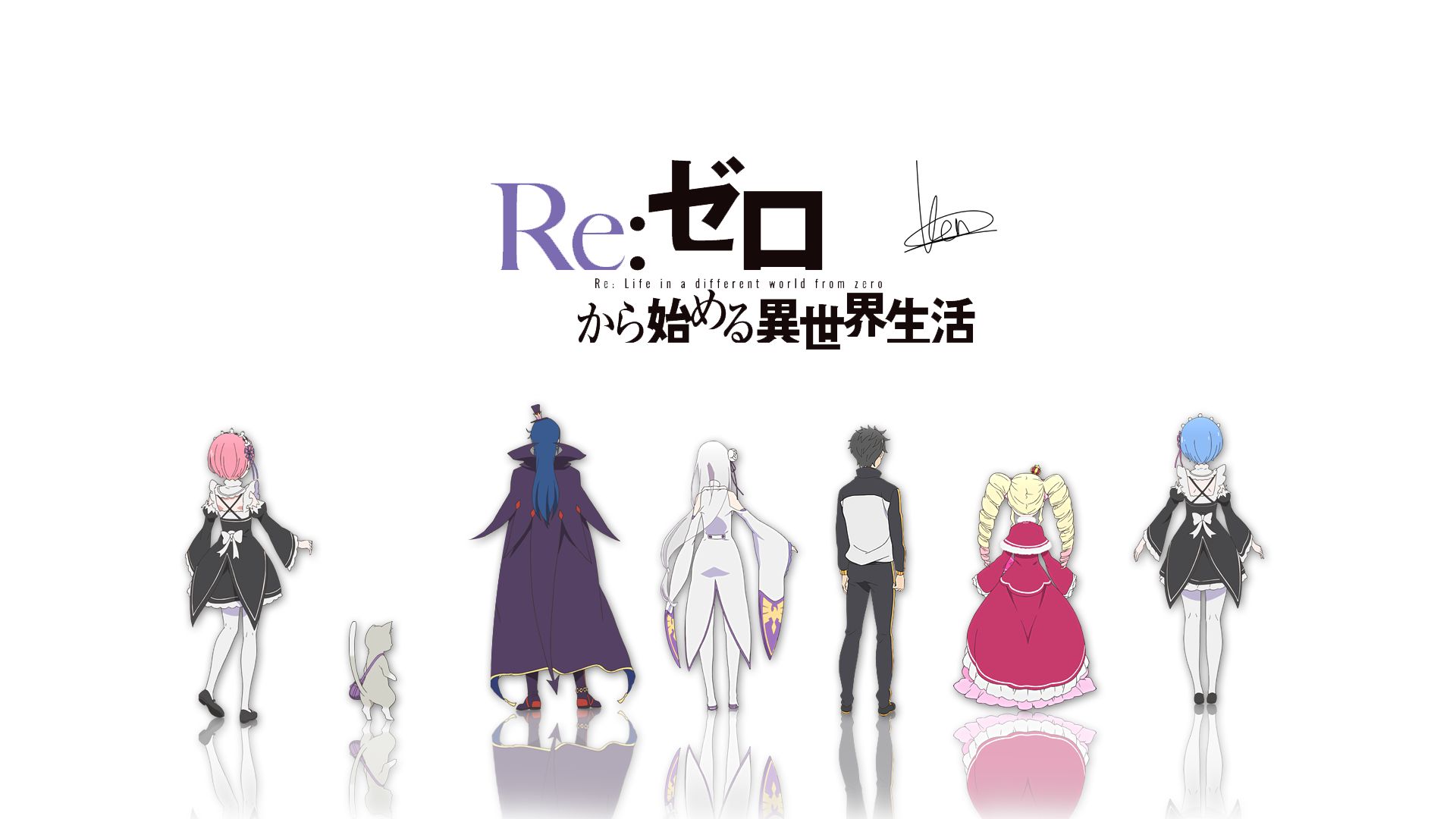 Laden Sie das Animes, Emilia (Re: Zero), Re:zero Das Leben In Einer Anderen Welt Beginnen, Subaru Natsuki, Widder (Re:zero), Rem (Re: Null), Roswaal L Mathers, Beatrice (Re: Zero)-Bild kostenlos auf Ihren PC-Desktop herunter