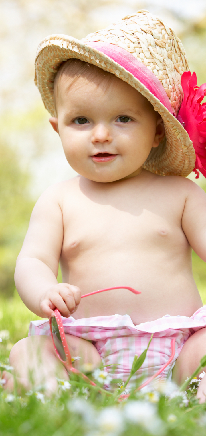 Download mobile wallpaper Hat, Cute, Photography, Baby for free.