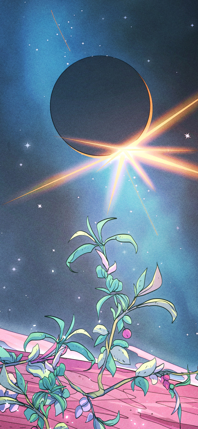 Download mobile wallpaper Flower, Space, Planet, Sci Fi for free.