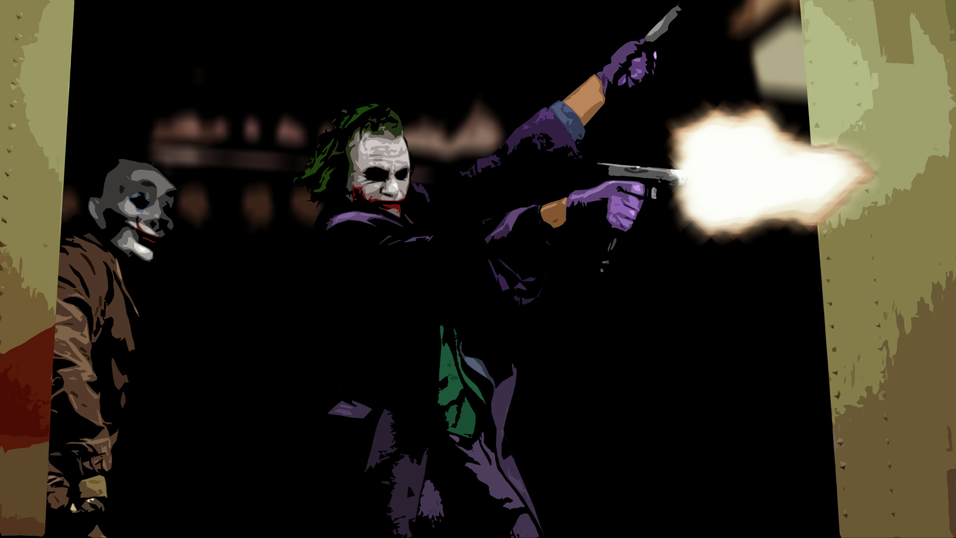 Handy-Wallpaper The Dark Knight, The Batman, Filme, Joker kostenlos herunterladen.