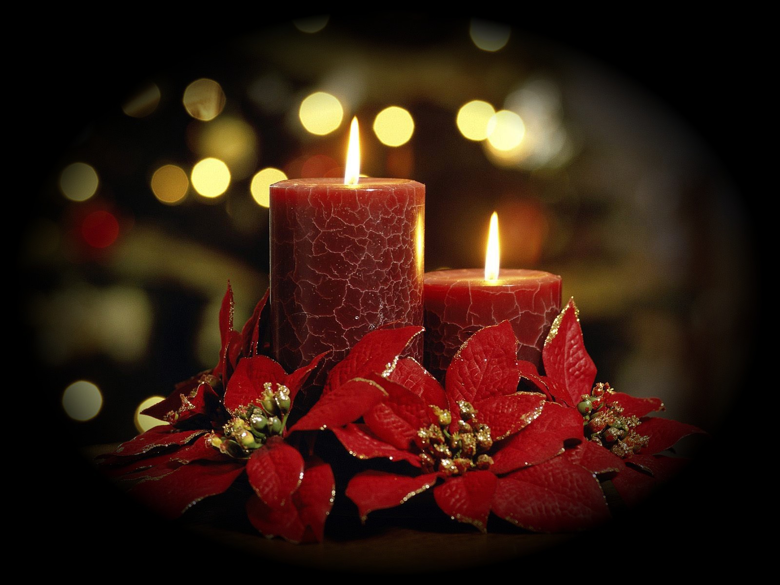 candles, christmas xmas, holidays, new year 5K