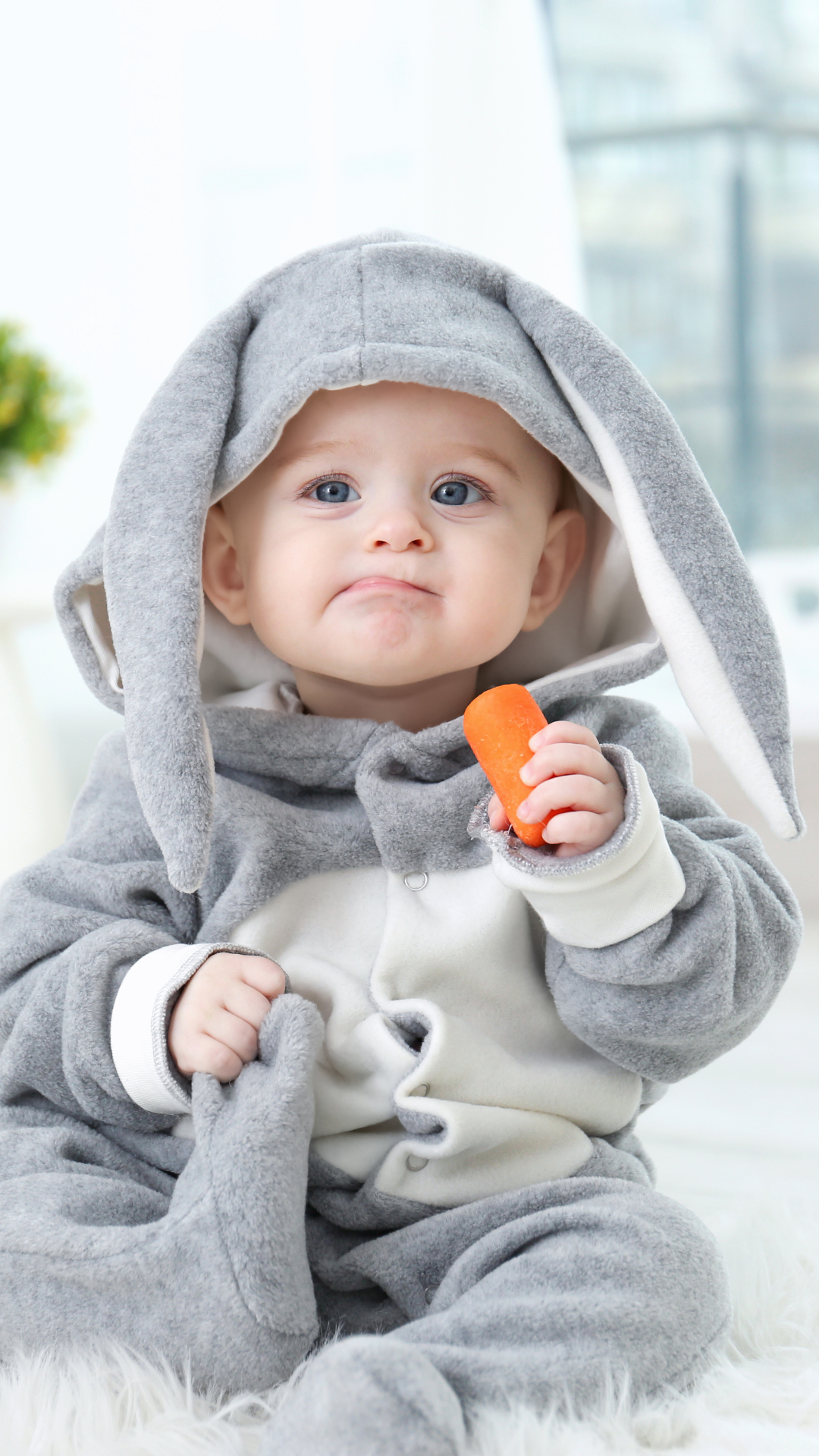 Handy-Wallpaper Fotografie, Blaue Augen, Baby kostenlos herunterladen.