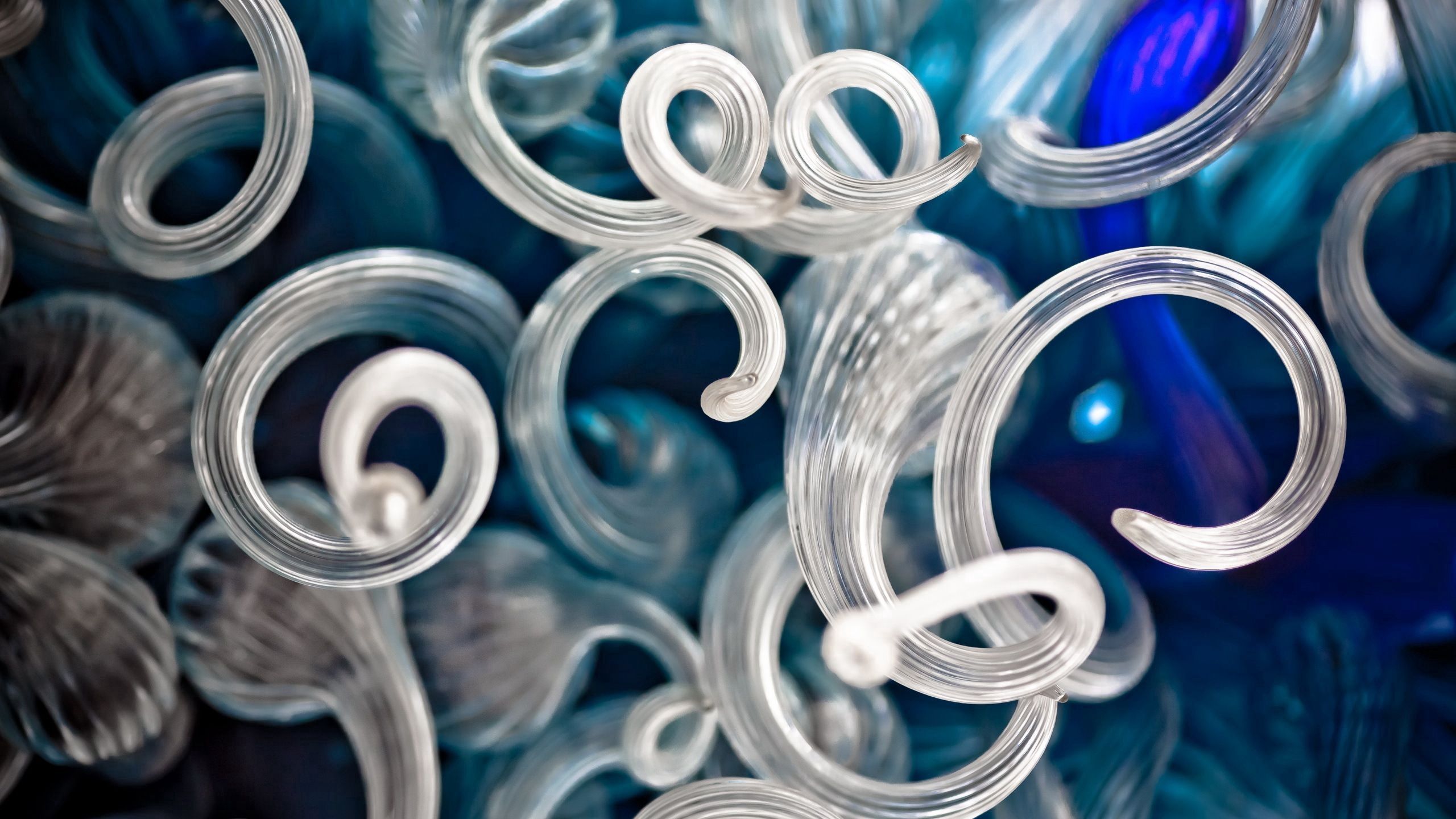 Download mobile wallpaper Style, Spiral, Glass, Abstract, Form for free.