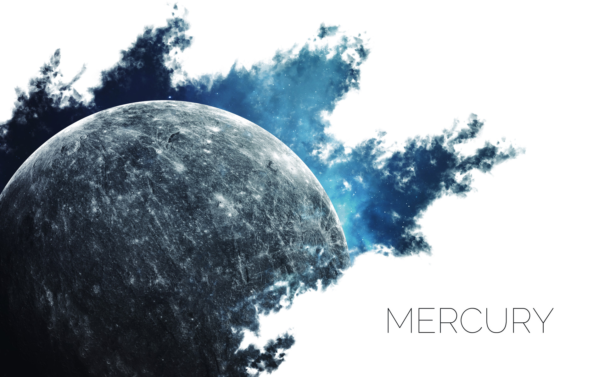 Скачать обои бесплатно Меркурий, Научная Фантастика картинка на рабочий стол ПК