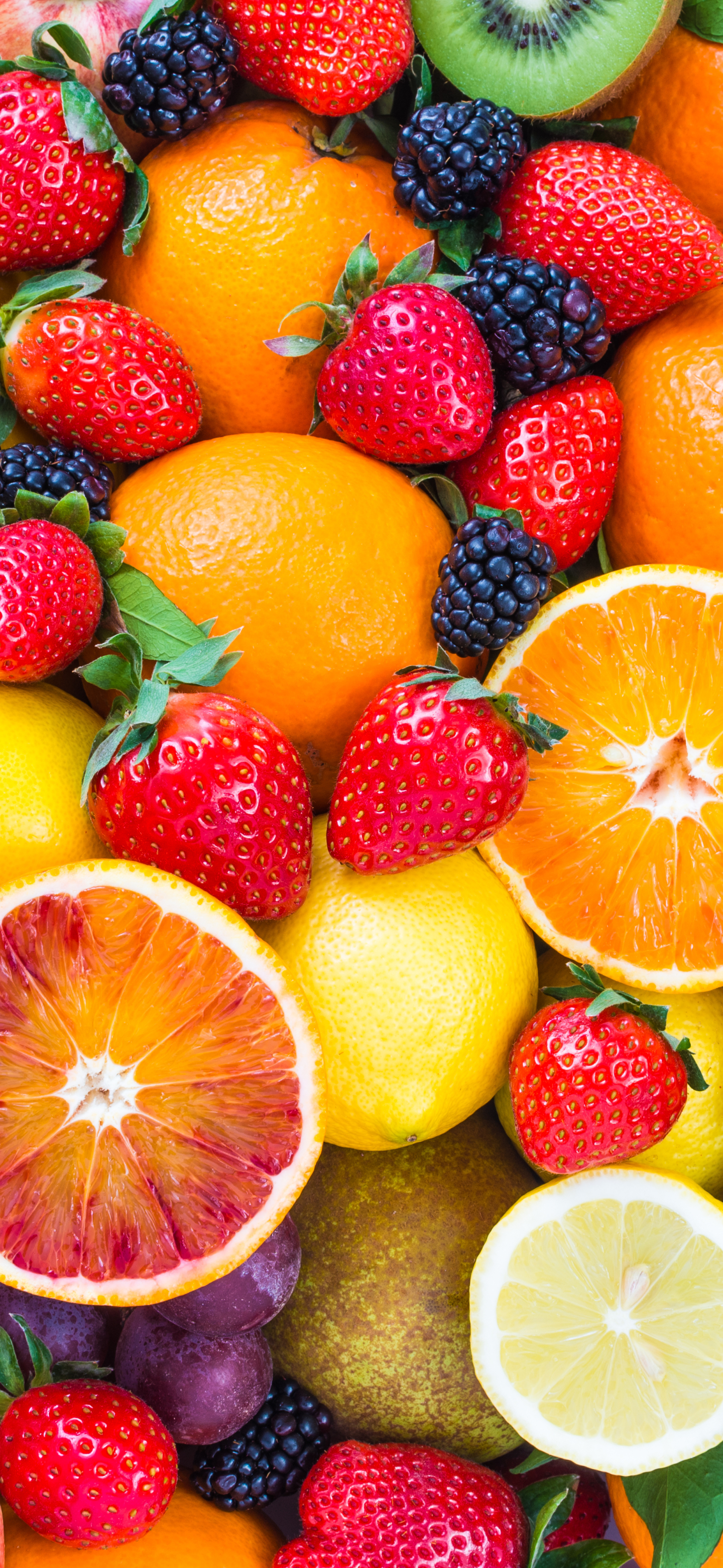 Free download wallpaper Fruits, Food, Strawberry, Berry, Fruit, Orange (Fruit) on your PC desktop