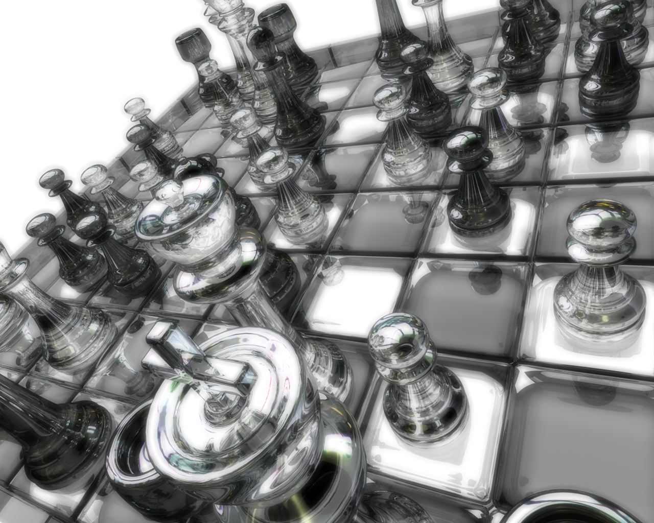 glass, game, chess