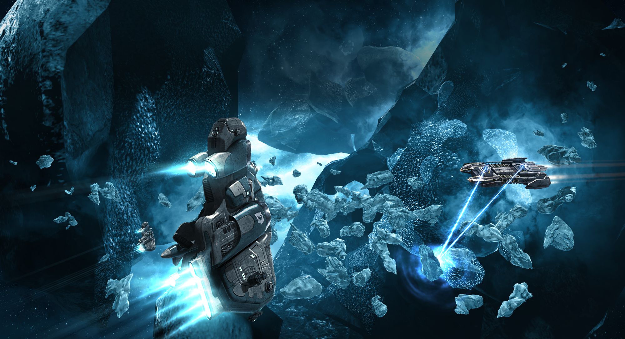 Free download wallpaper Space, Spaceship, Asteroid, Video Game, Eve Online on your PC desktop