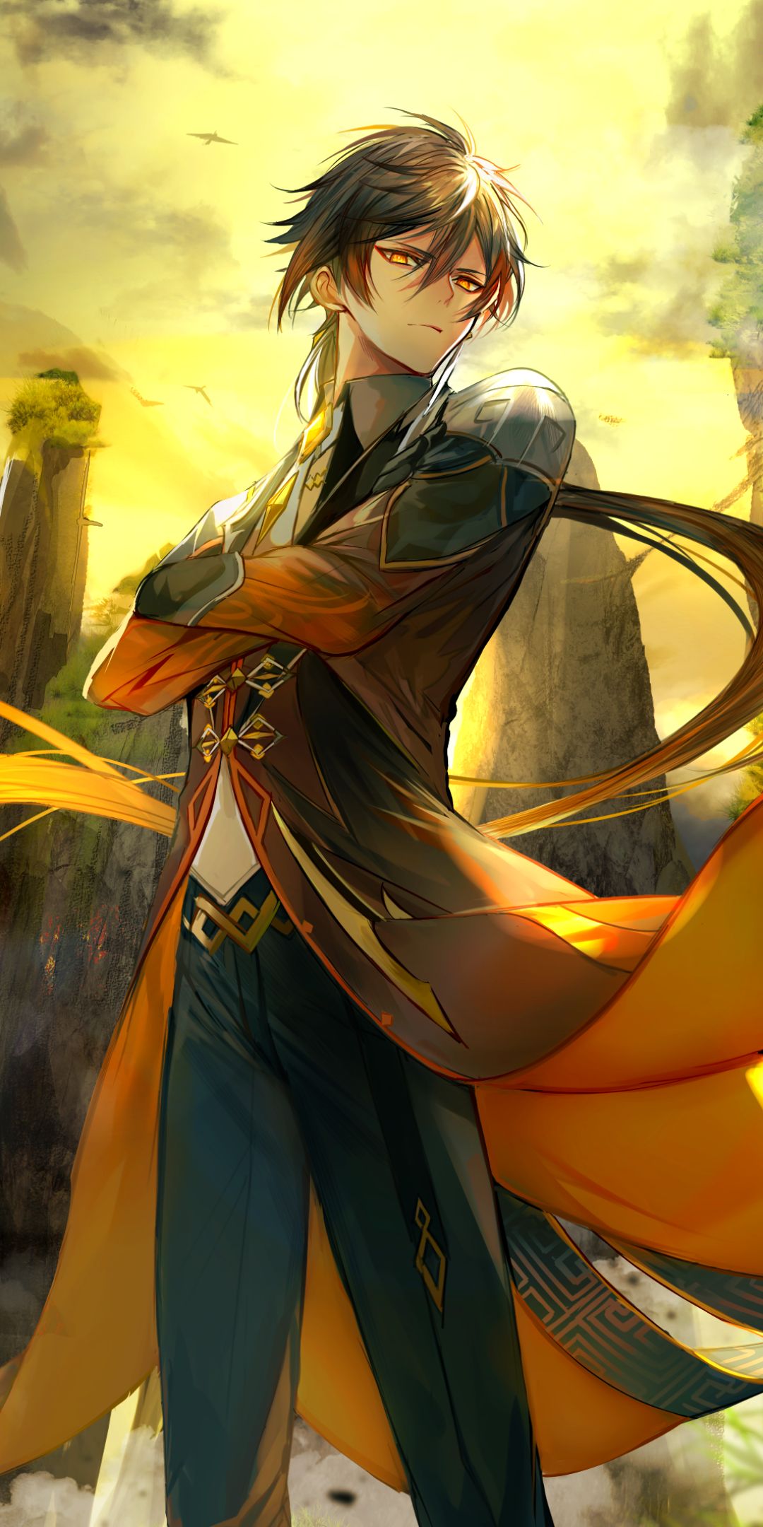 Download mobile wallpaper Video Game, Genshin Impact, Zhongli (Genshin Impact) for free.