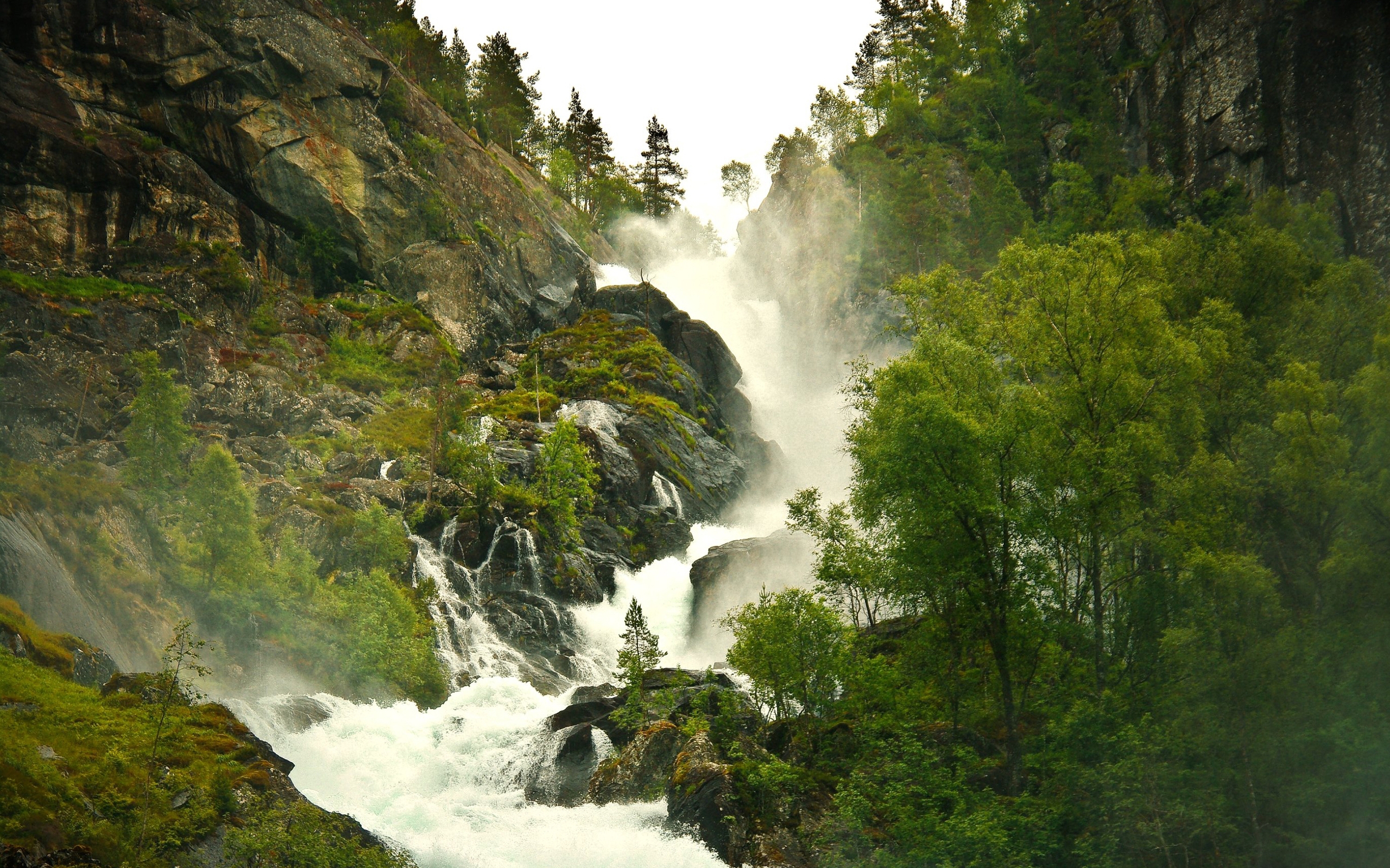waterfalls, landscape cellphone