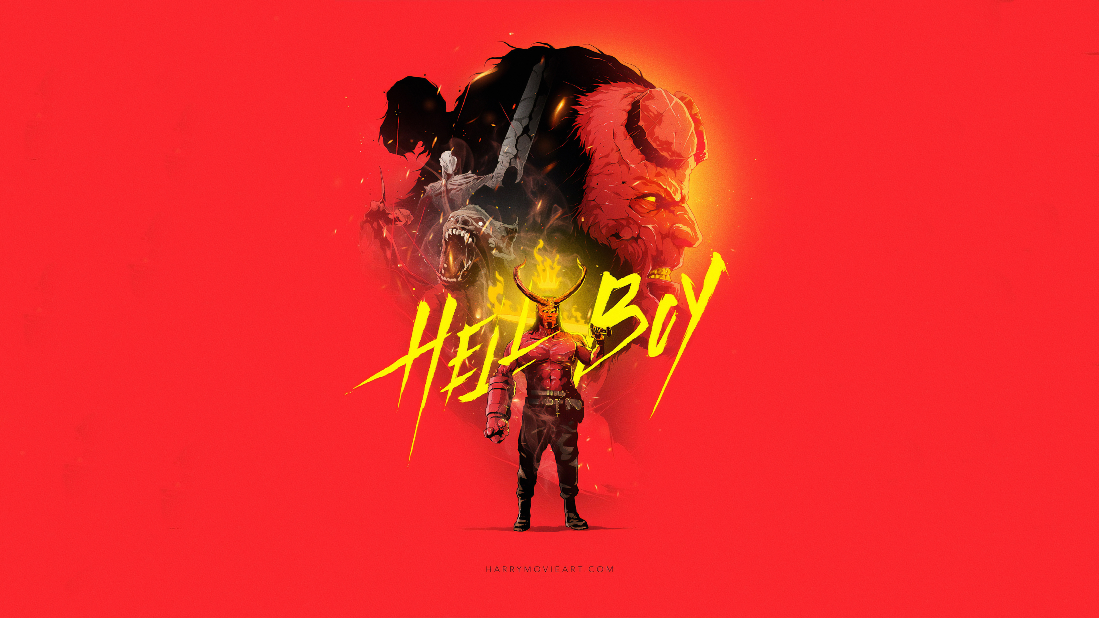 1062172 télécharger l'image film, hellboy (2019) - fonds d'écran et économiseurs d'écran gratuits