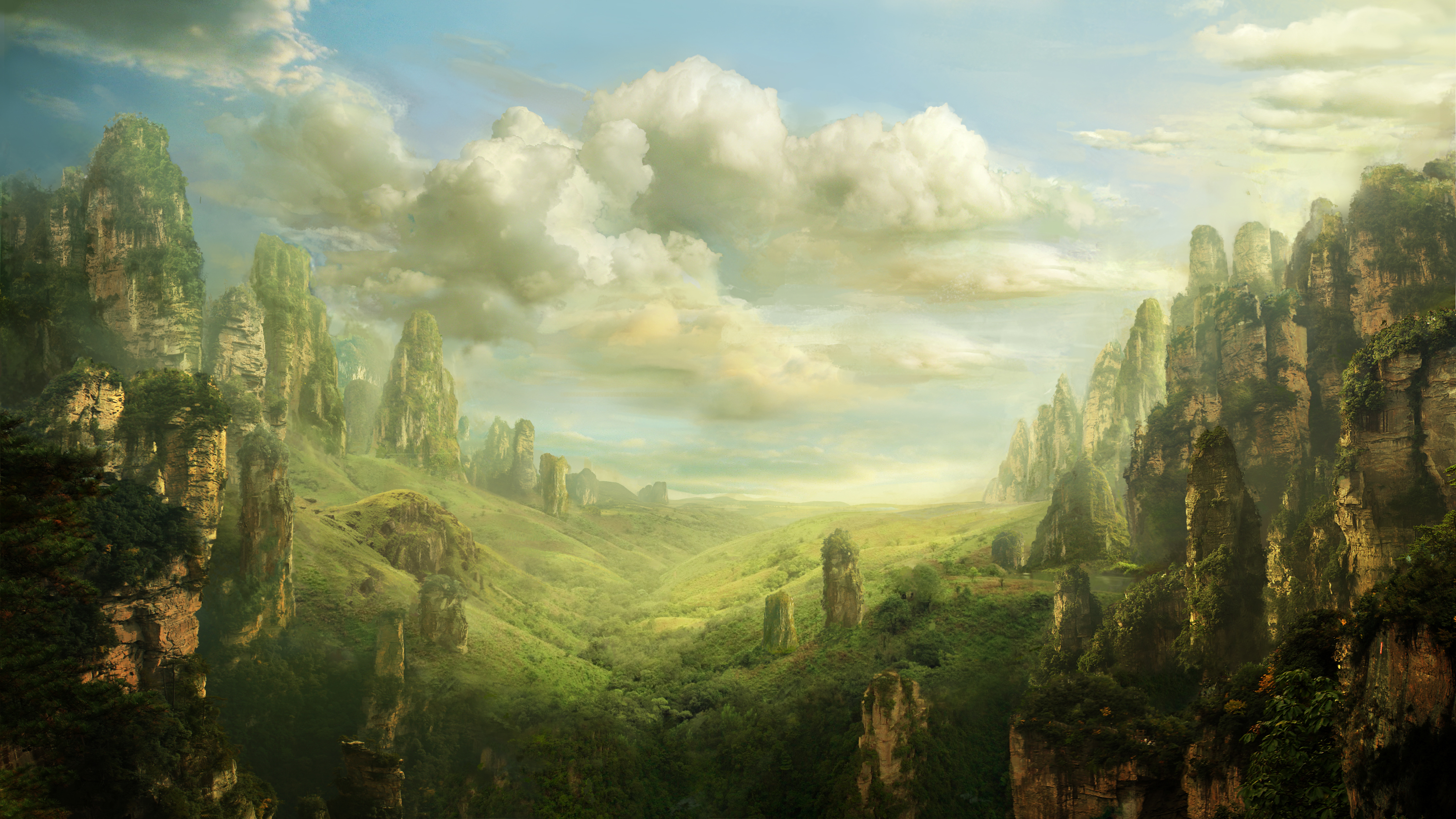 Download mobile wallpaper Landscape, Fantasy for free.