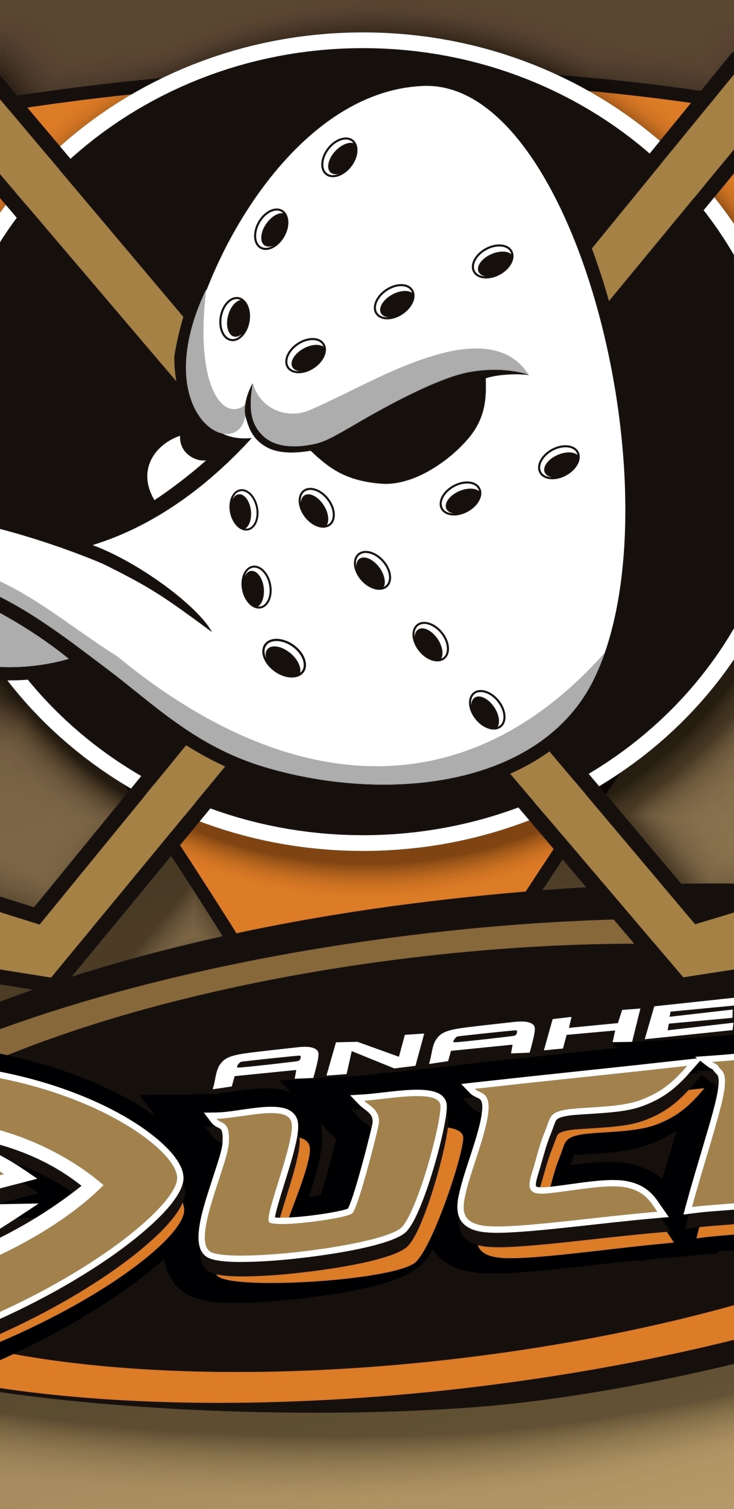 Handy-Wallpaper Sport, Eishockey, Logo, Emblem, Nhl, Anaheim Enten kostenlos herunterladen.