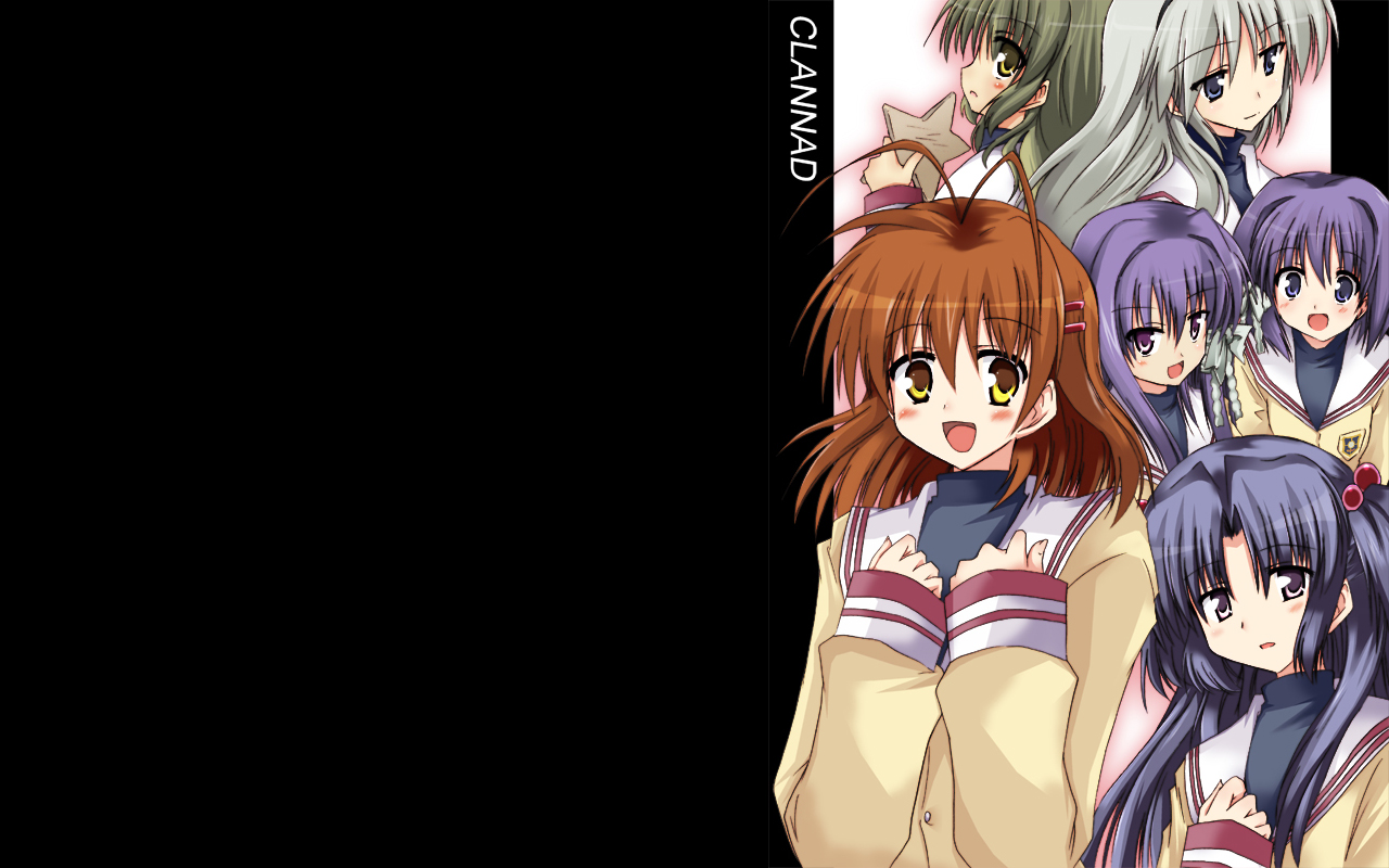 Descarga gratuita de fondo de pantalla para móvil de Animado, Kyo Fujibayashi, Clannad, Tomoyo Sakagami, Nagisa Furukawa, Kotomi Ichinose, Ryou Fujibayashi, Fuuko Ibuki.