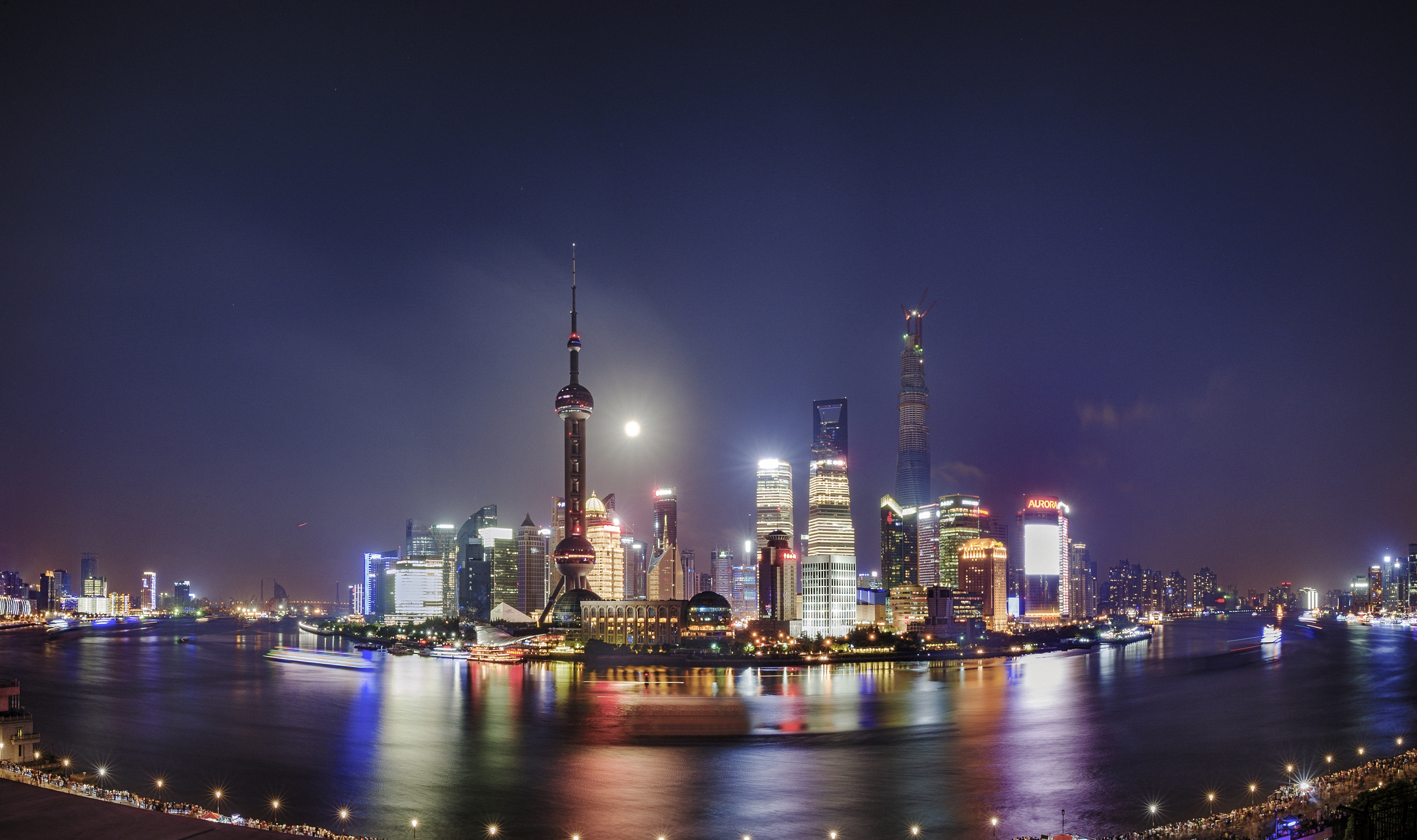 1522955 descargar fondo de pantalla hecho por el hombre, shanghái, república popular china, huangpu, noche, ciudades: protectores de pantalla e imágenes gratis