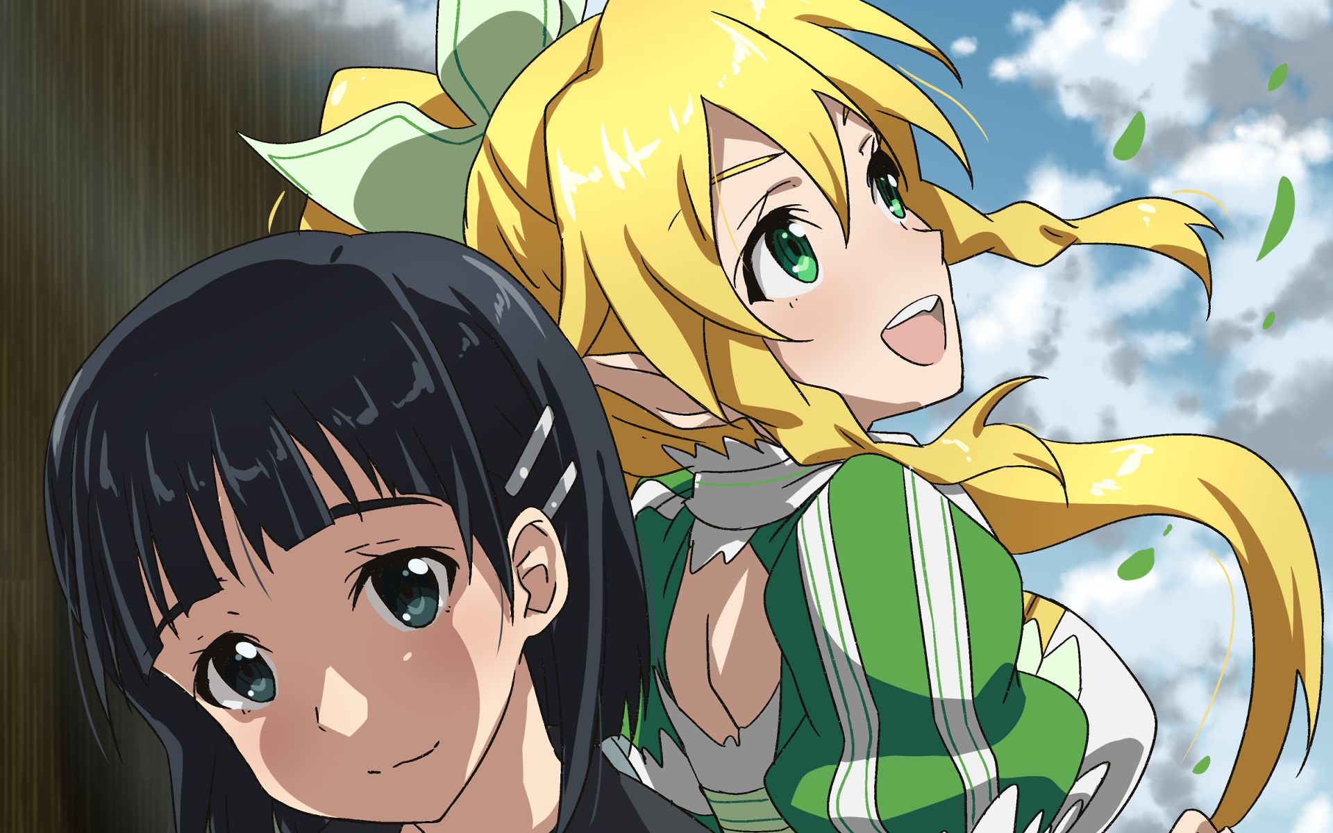 Baixar papel de parede para celular de Anime, Sword Art Online, Suguha Kirigaya, Leafa (Sword Art Online) gratuito.