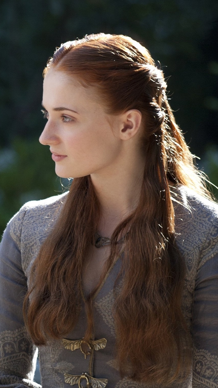 Handy-Wallpaper Fernsehserien, Game Of Thrones: Das Lied Von Eis Und Feuer, Sansa Stark, Sophie Turner kostenlos herunterladen.