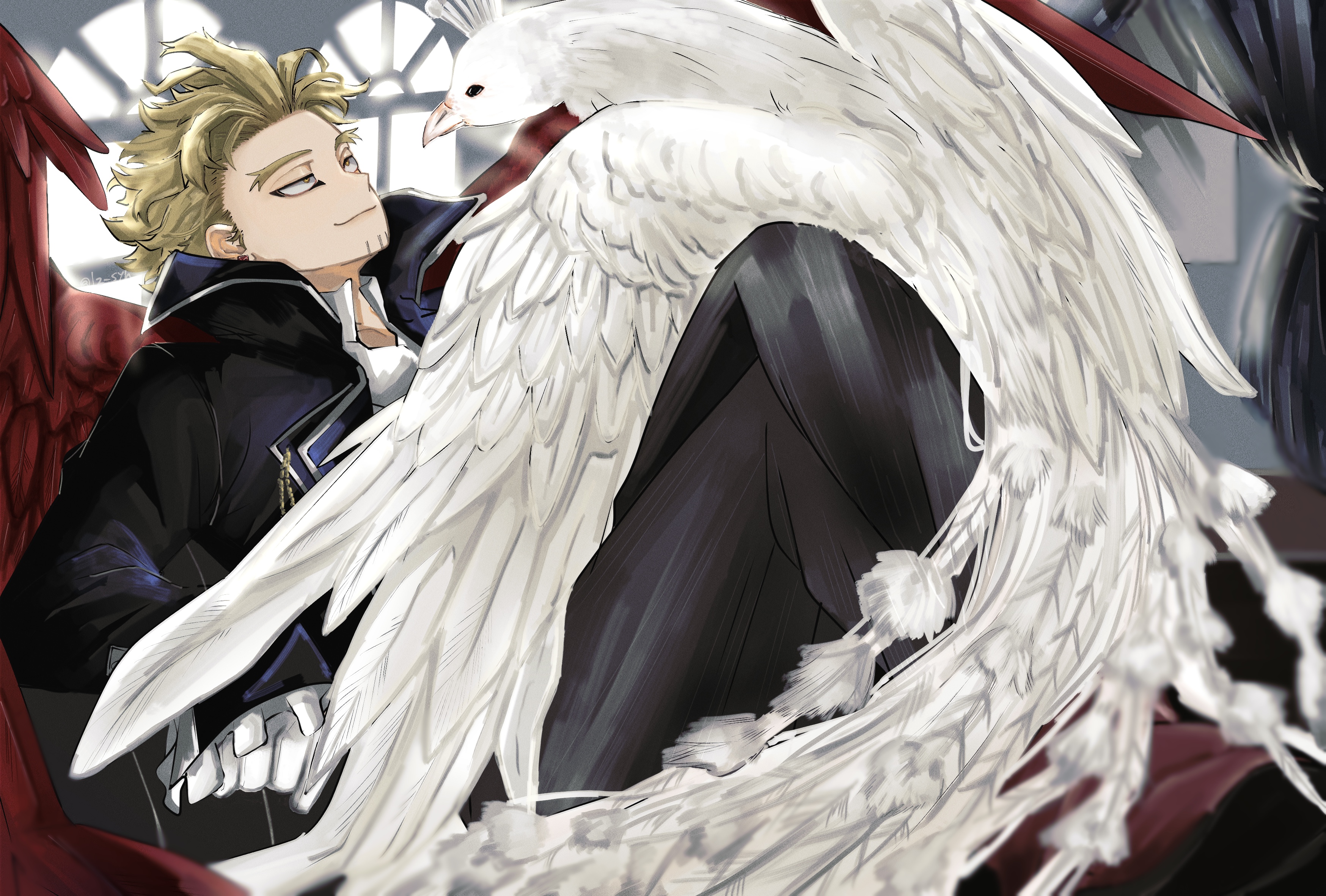 Baixe gratuitamente a imagem Anime, Minha Academia De Heróis, Hawks (Boku No Hero Academia), Keigo Takami na área de trabalho do seu PC