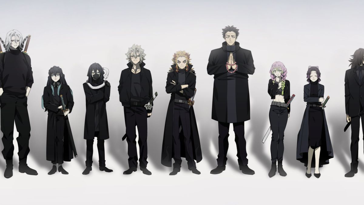 Fond d'écran HD: Animé, Les Rôdeurs De La Nuit, Giyuu Tomioka, Mitsuri