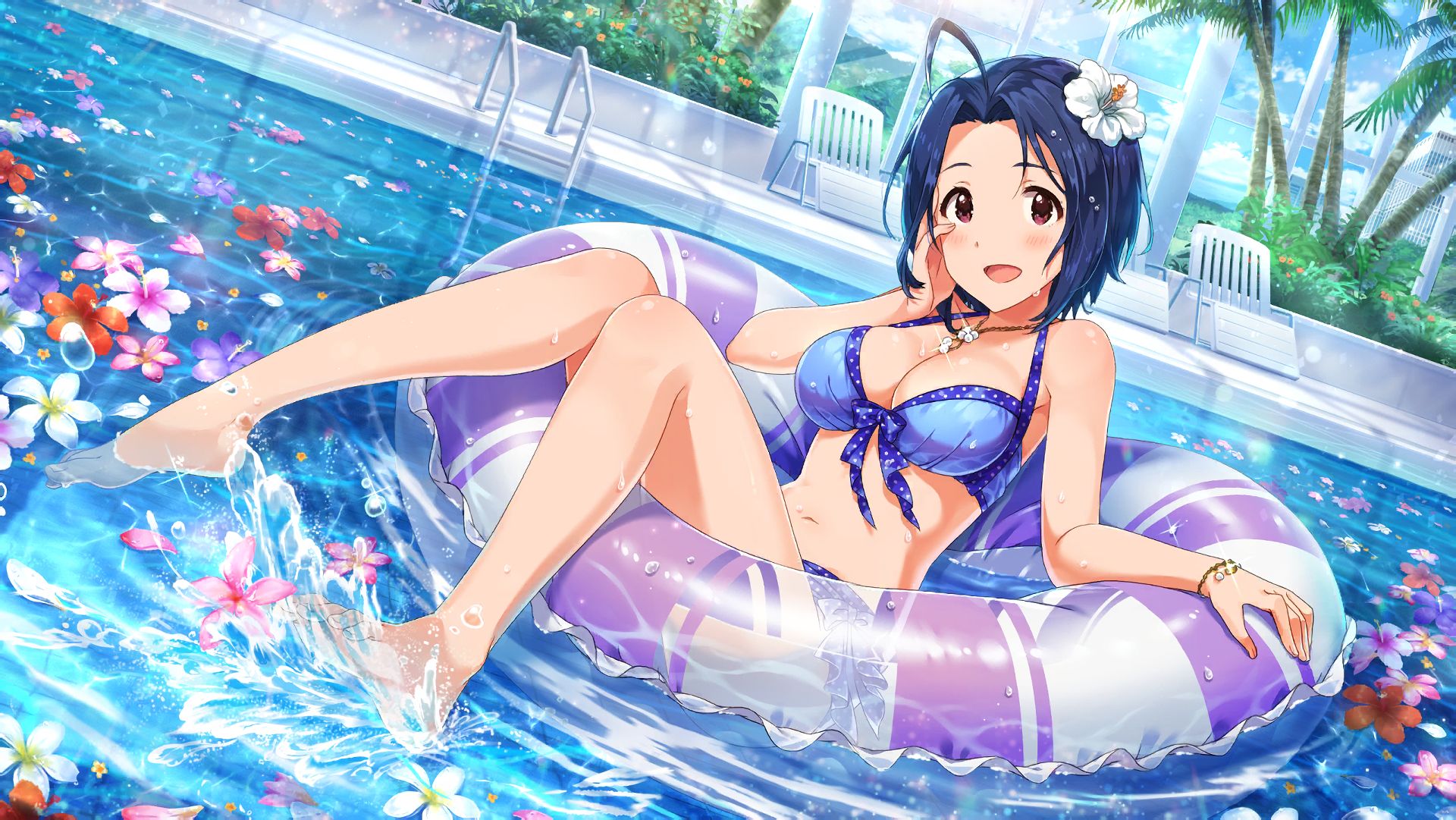 anime, the idolm@ster: million live!, azusa miura, the idolm@ster