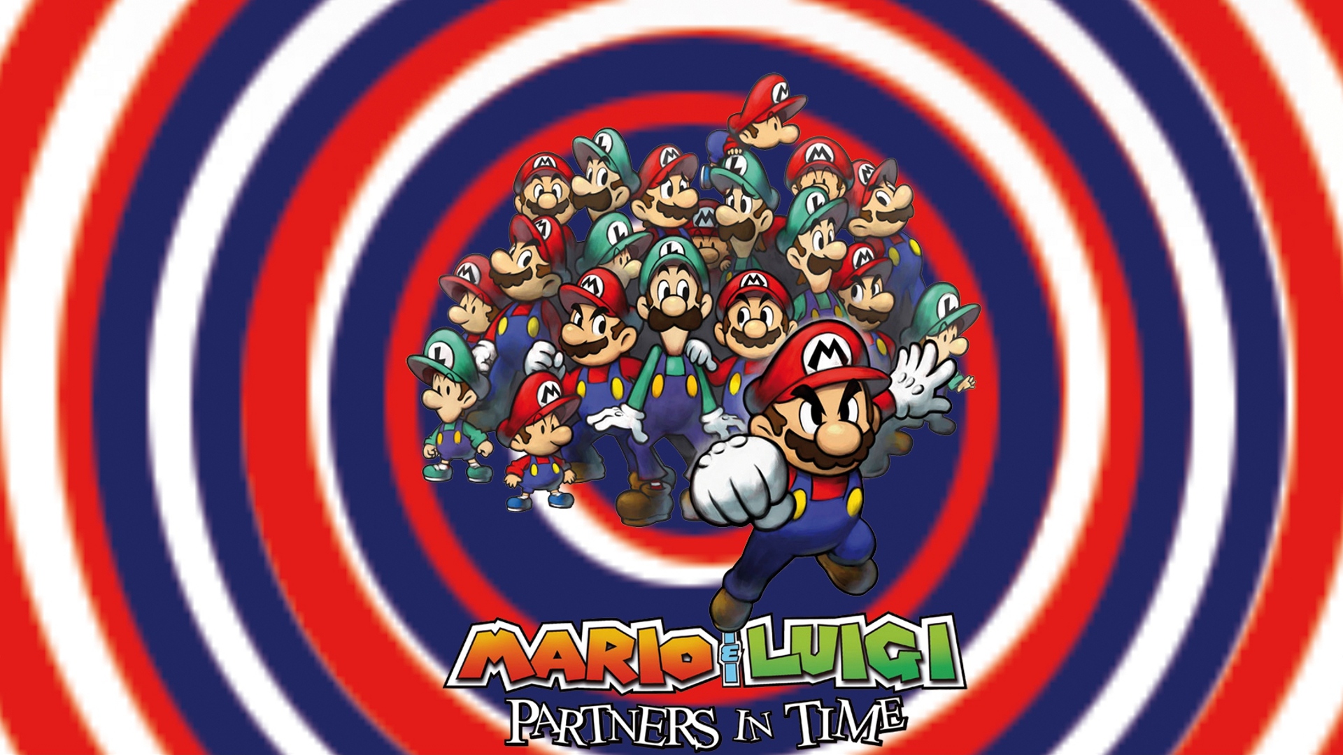 Baixar papel de parede para celular de Mario & Luigi Rpg 2×2, Mário, Videogame gratuito.
