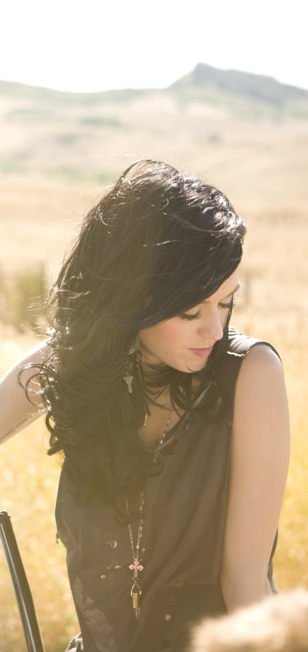 Download mobile wallpaper Music, Katy Perry, Singer, Mood, American, Black Hair, Long Hair for free.