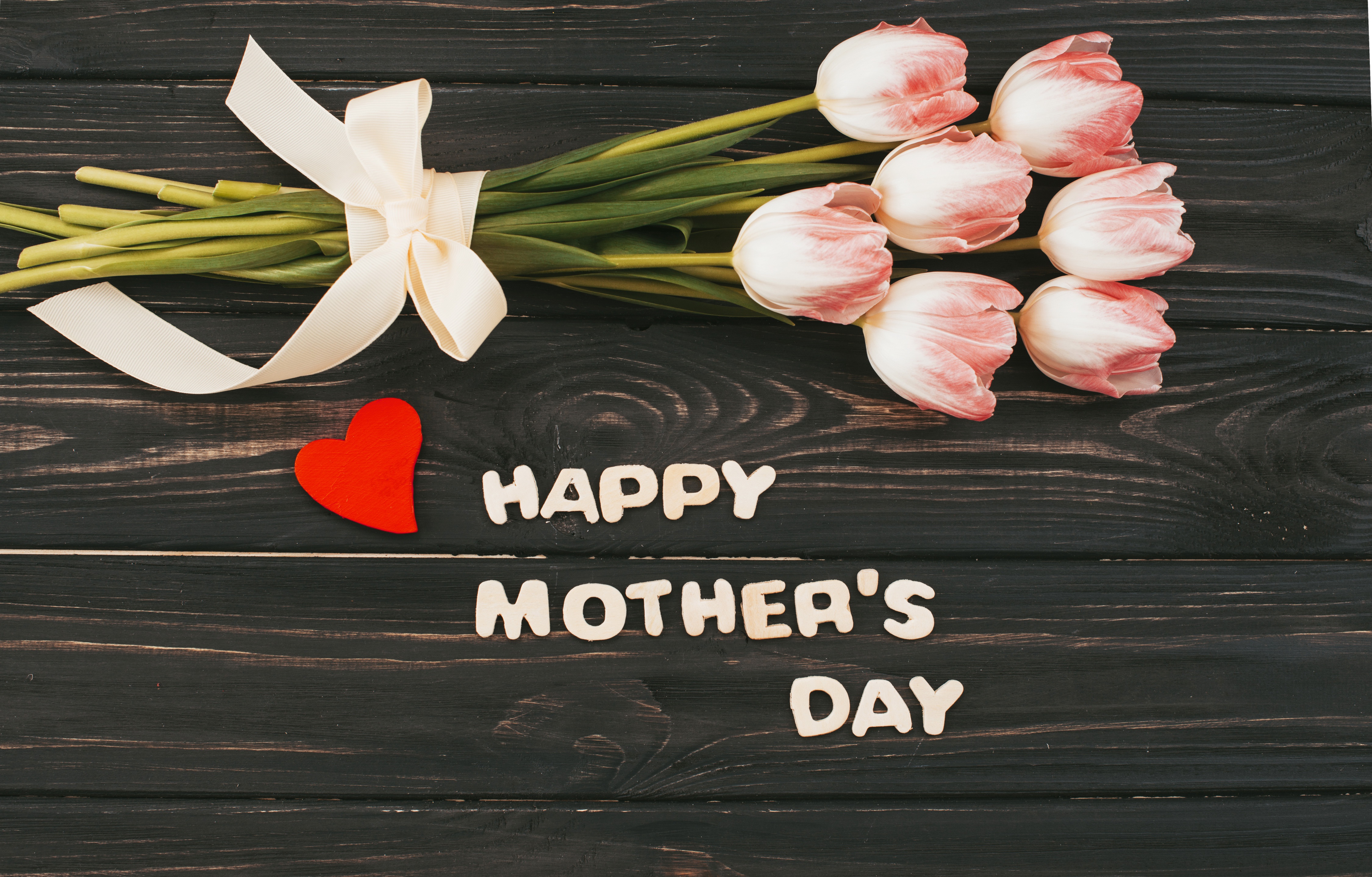 Handy-Wallpaper Feiertage, Blume, Tulpe, Muttertag, Schönen Muttertag kostenlos herunterladen.
