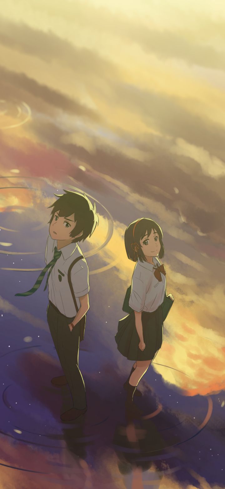 Téléchargez des papiers peints mobile Animé, Your Name, Kimi No Na Wa, Mitsuha Miyamizu, Taki Tachibana gratuitement.