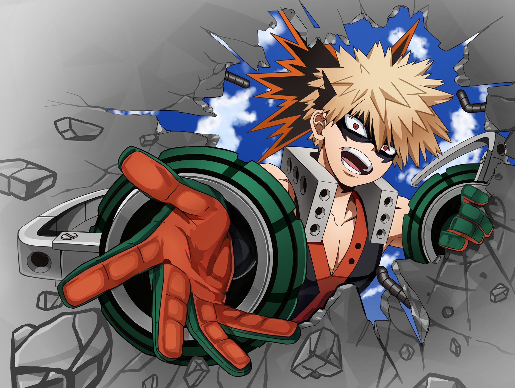 Téléchargez gratuitement l'image Animé, Katsuki Bakugou, My Hero Academia sur le bureau de votre PC