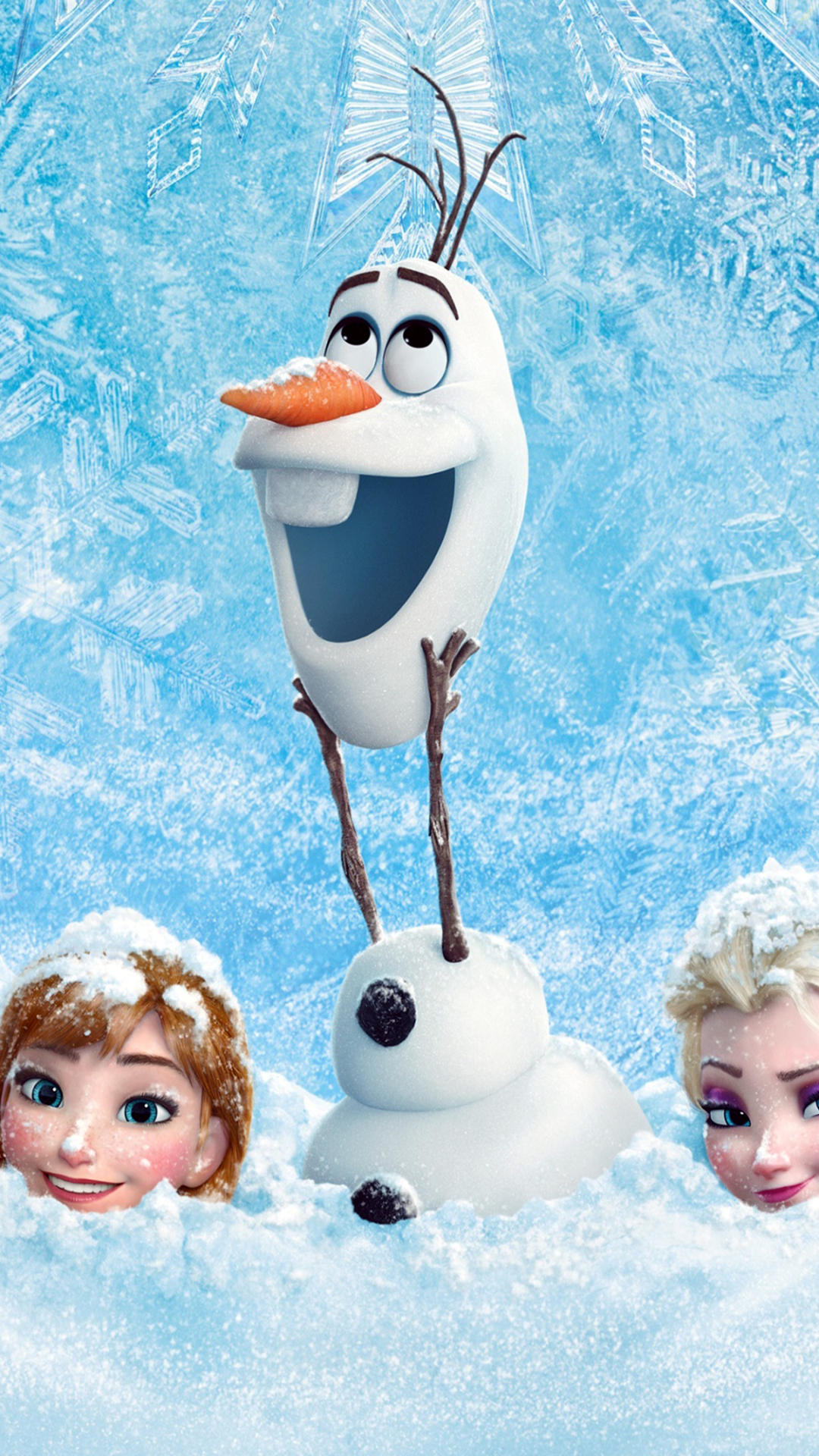 Descarga gratuita de fondo de pantalla para móvil de Nieve, Escarcha, Cara, Película, Películas, Frozen: El Reino Del Hielo, Ana (Congelada), Elsa (Congelada), Hans (Congelado), Kristoff (Congelado), Olaf (Congelado).