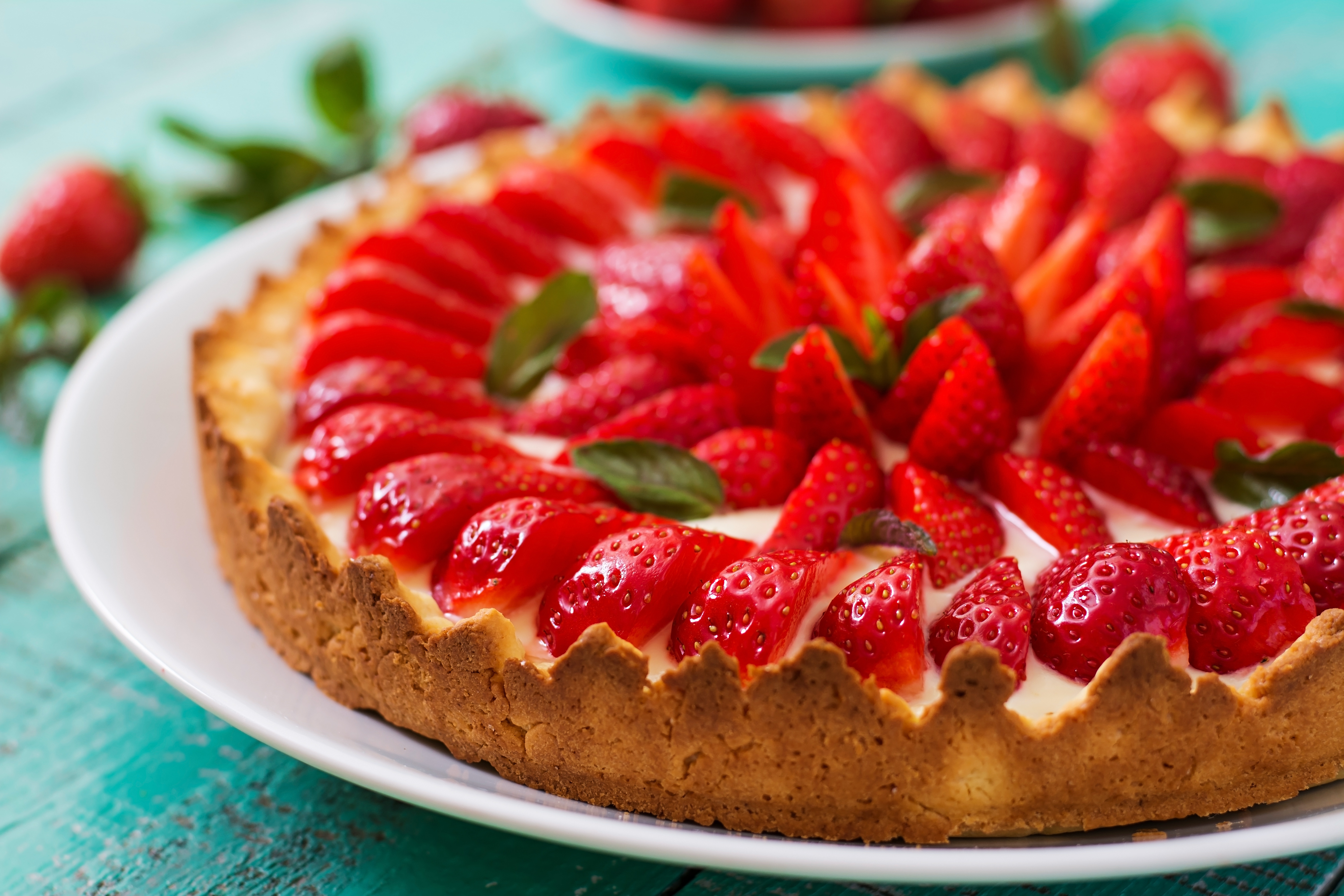 Laden Sie das Erdbeere, Gebäck, Kuchen, Frucht, Nahrungsmittel-Bild kostenlos auf Ihren PC-Desktop herunter