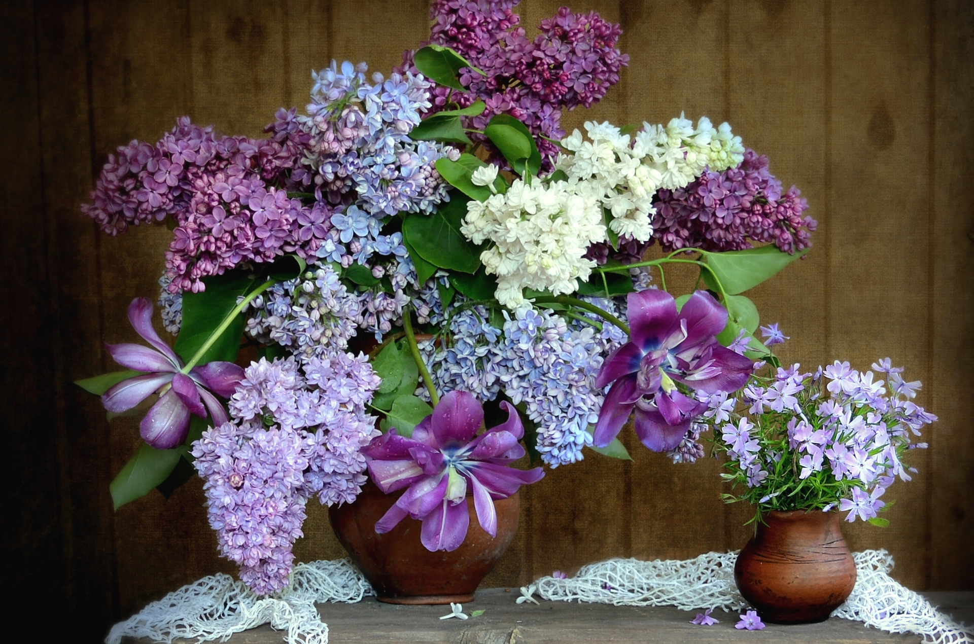 Free download wallpaper Lilac, Still Life, Flower, Vase, Photography, Purple Flower on your PC desktop