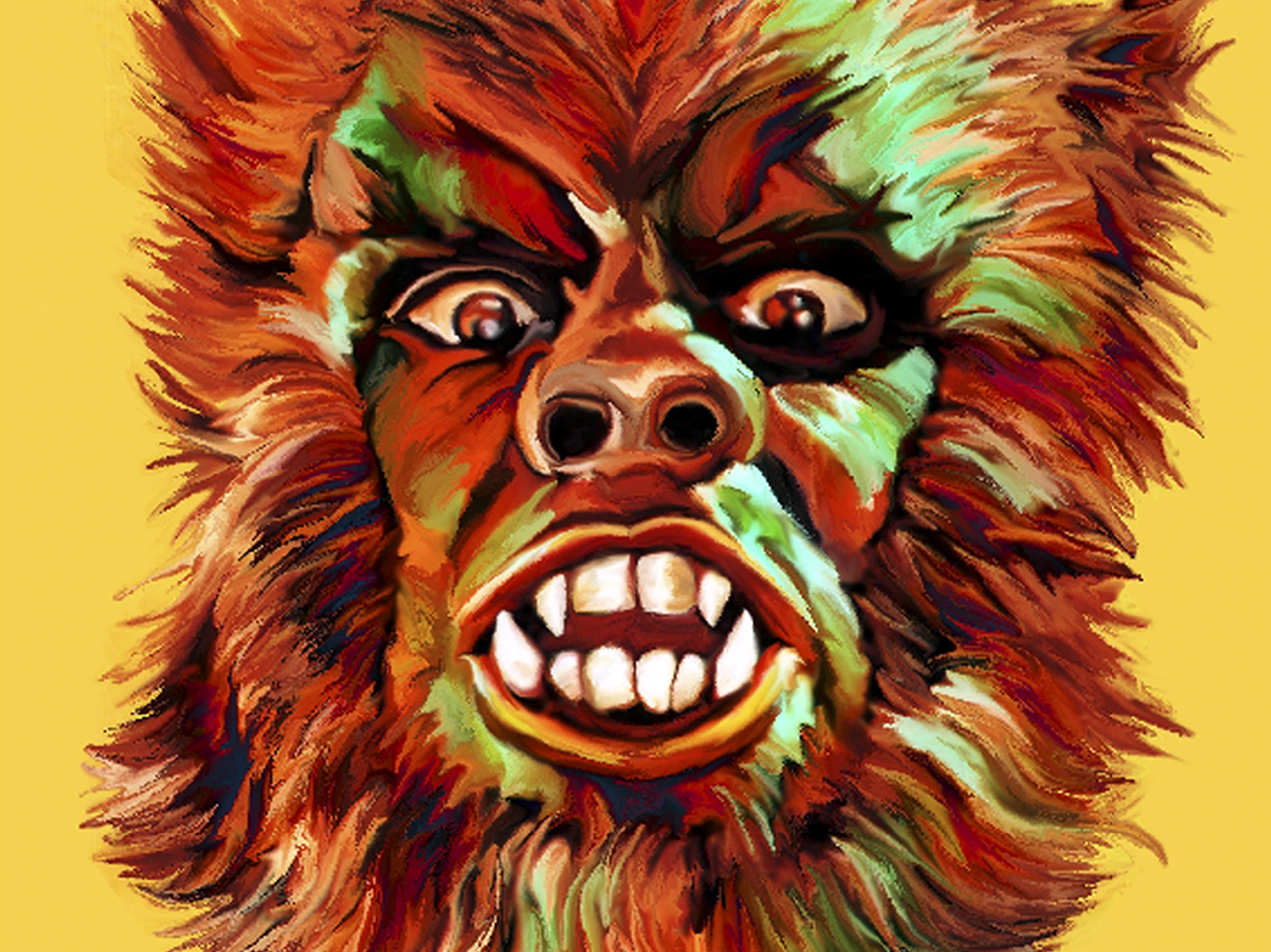 Download mobile wallpaper Dark, Werewolf for free.