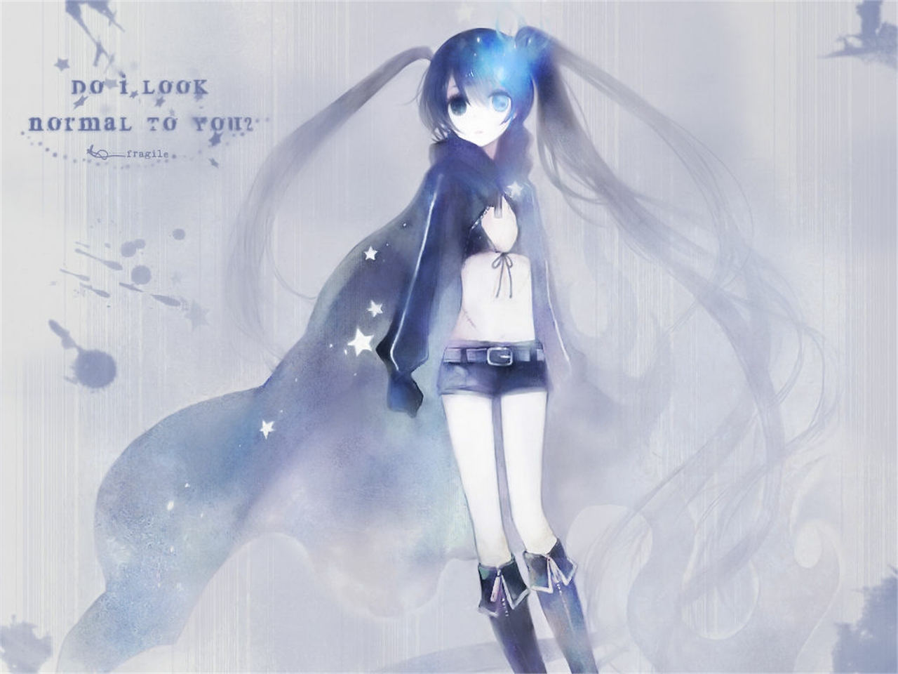 Free download wallpaper Anime, Black Rock Shooter on your PC desktop