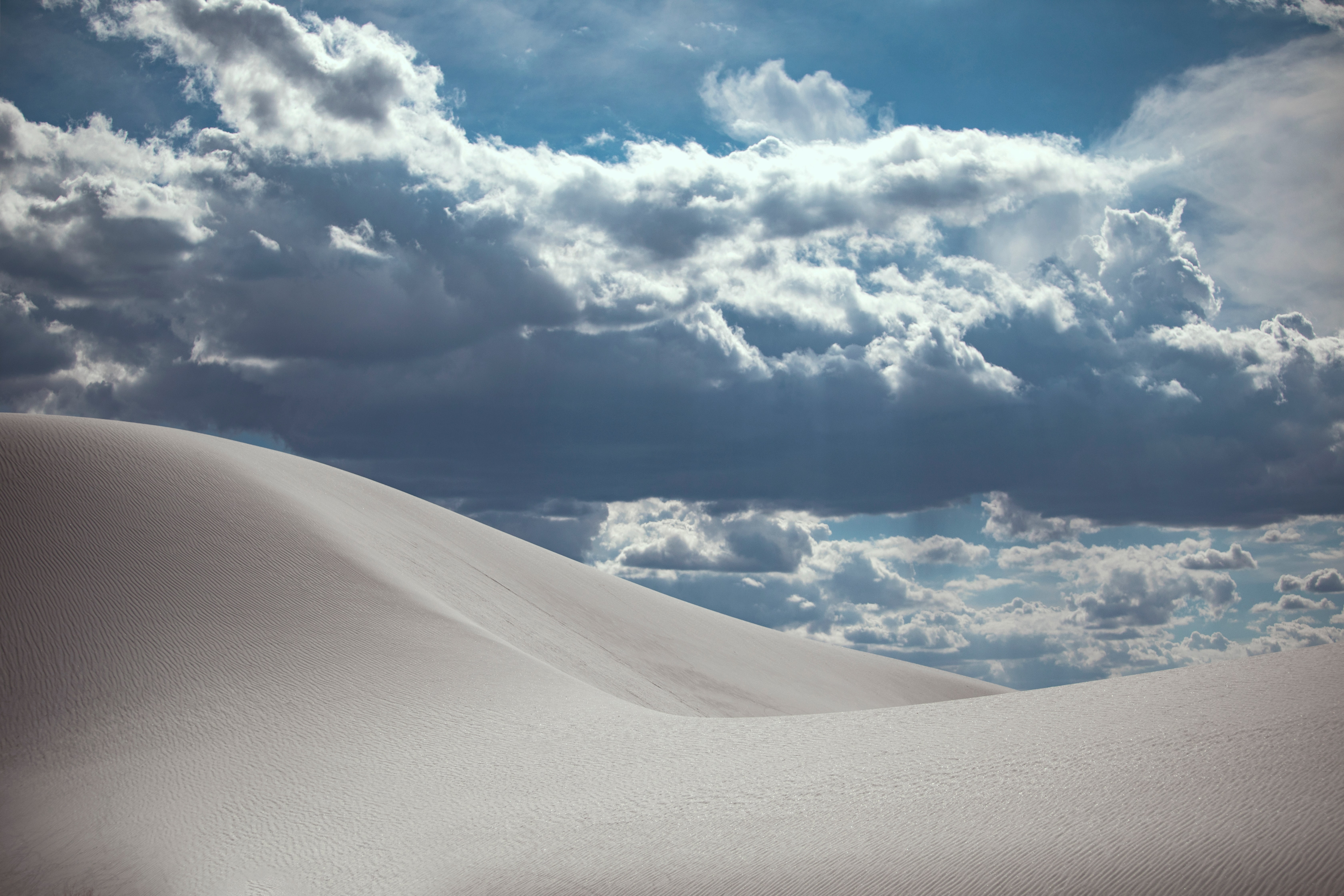Download mobile wallpaper Sky, Clouds, Sand, Nature, Desert for free.