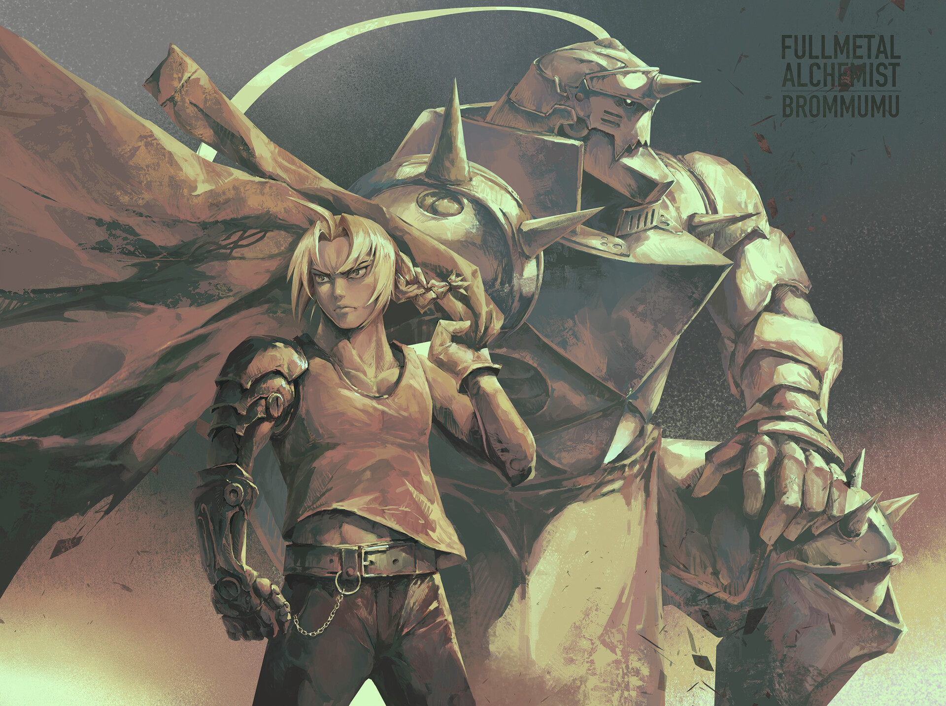 Download mobile wallpaper Anime, Fullmetal Alchemist, Edward Elric, Alphonse Elric for free.