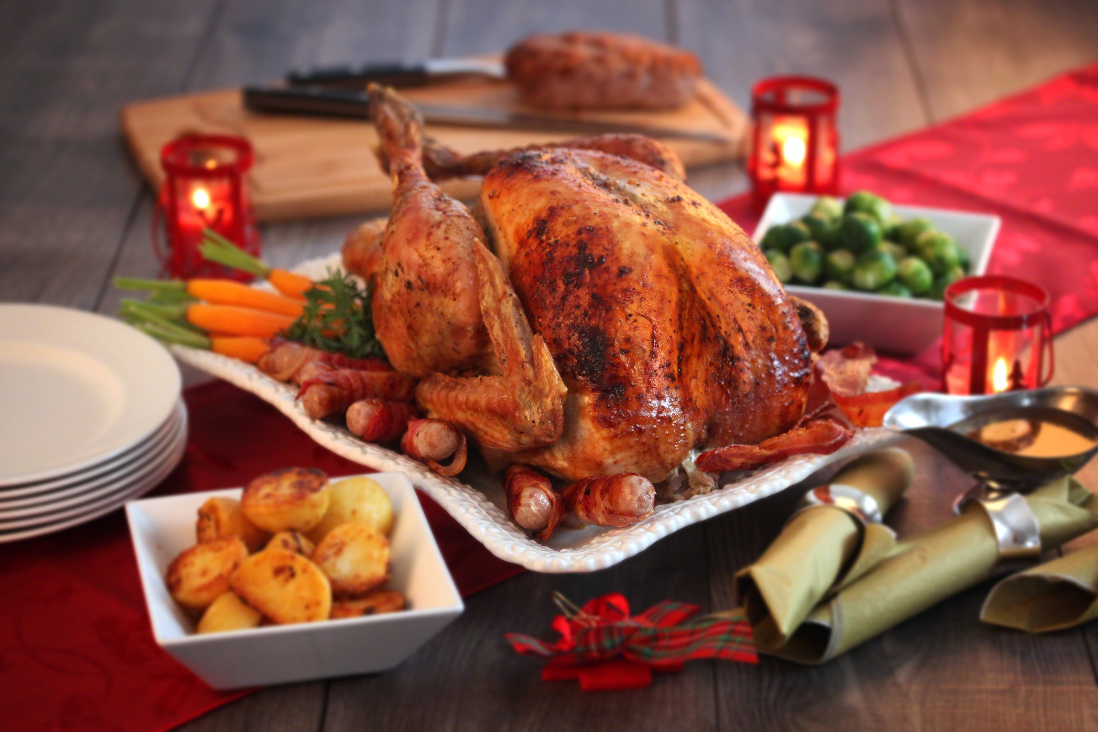 dinner, food, bird, supper, fried, turkey
