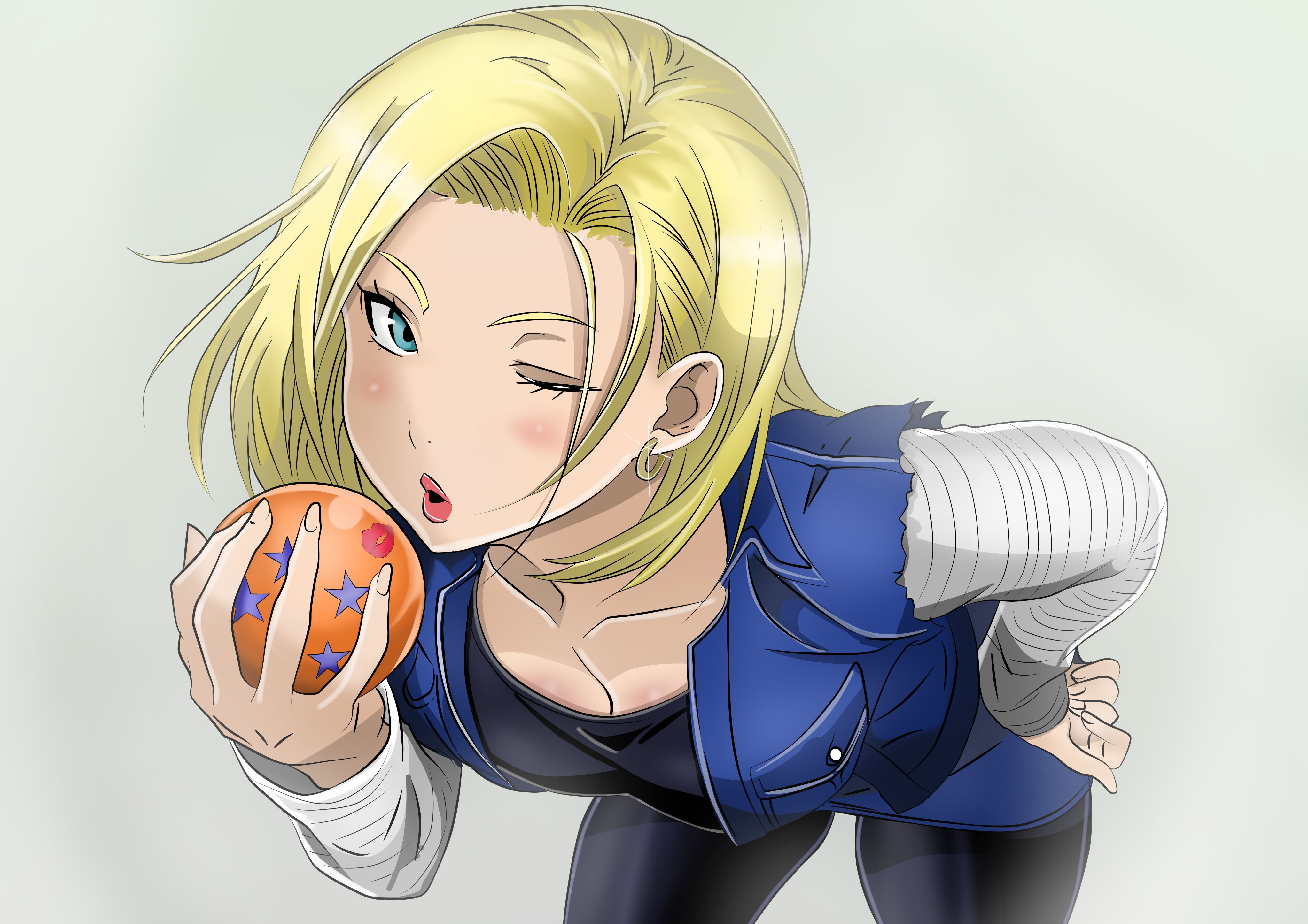 android 18 (dragon ball), dragon ball, anime, dragon ball z