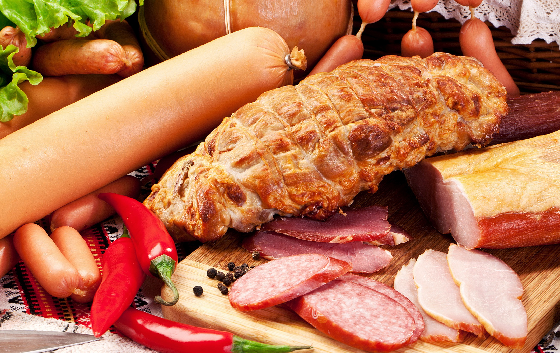 Download mobile wallpaper Food, Meat, Sausage for free.