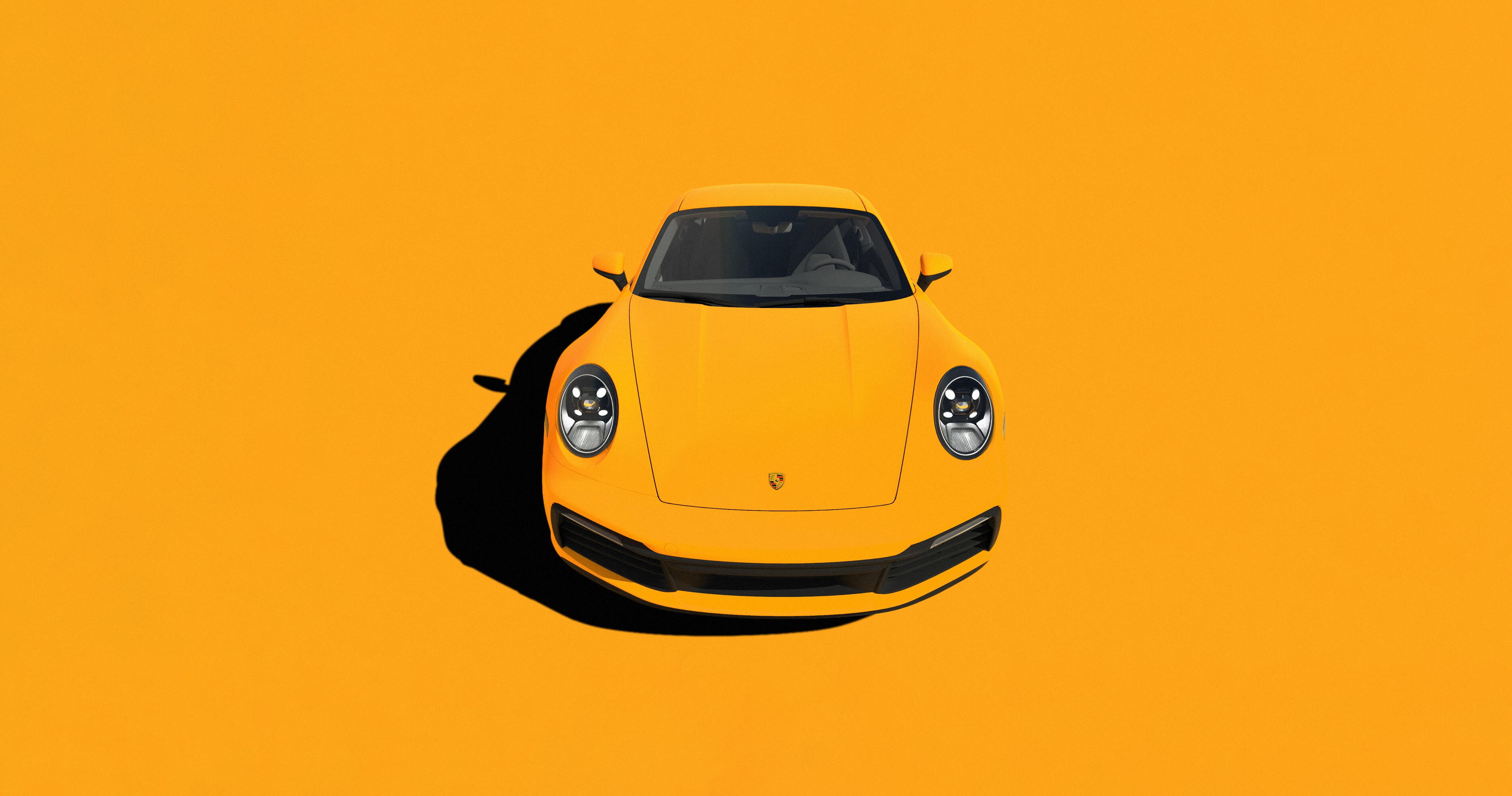 Download mobile wallpaper Porsche, Car, Porsche 911, Vehicles, Porsche 911 Carrera, Orange Car for free.